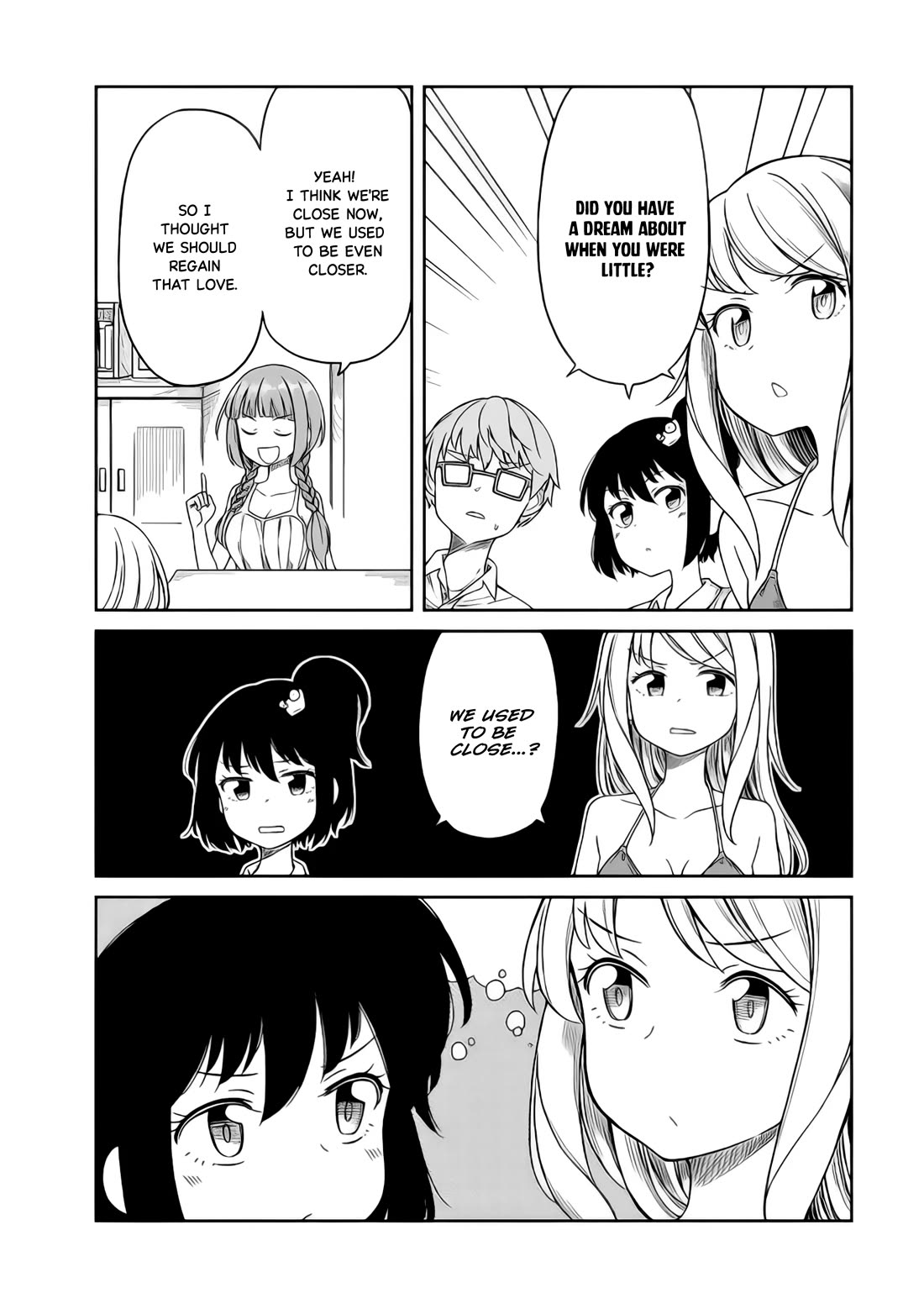 Hinomoto Sanshimai wa Kamatte Hoshii Chapter 15 page 6 - Chapter 15: Memories' sunset