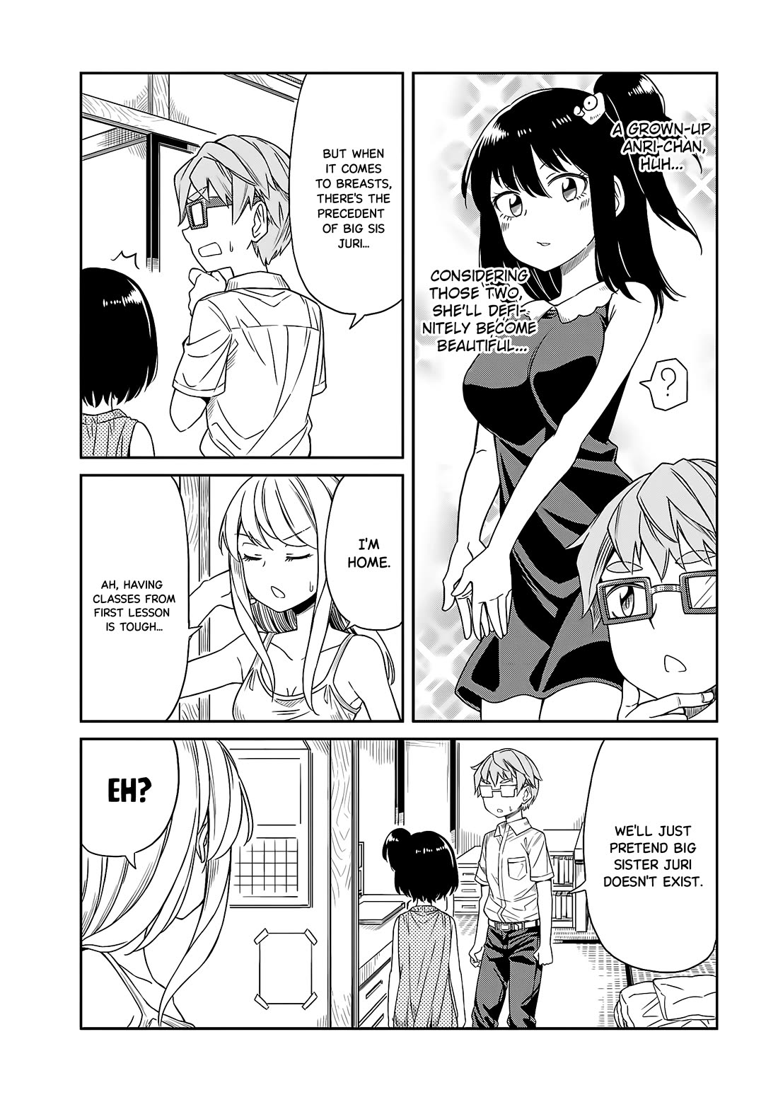 Hinomoto Sanshimai wa Kamatte Hoshii Chapter 17 page 12 - Chapter 17: Puppy love