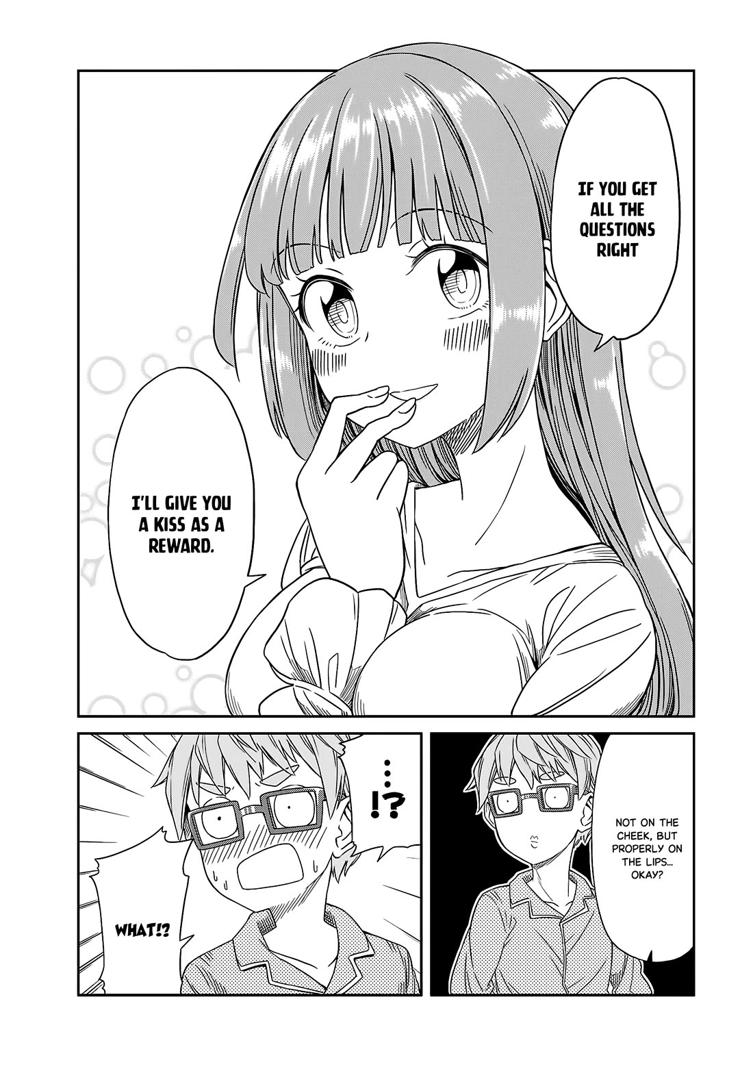 Hinomoto Sanshimai wa Kamatte Hoshii Chapter 18 page 10 - Chapter 18: Endless homework