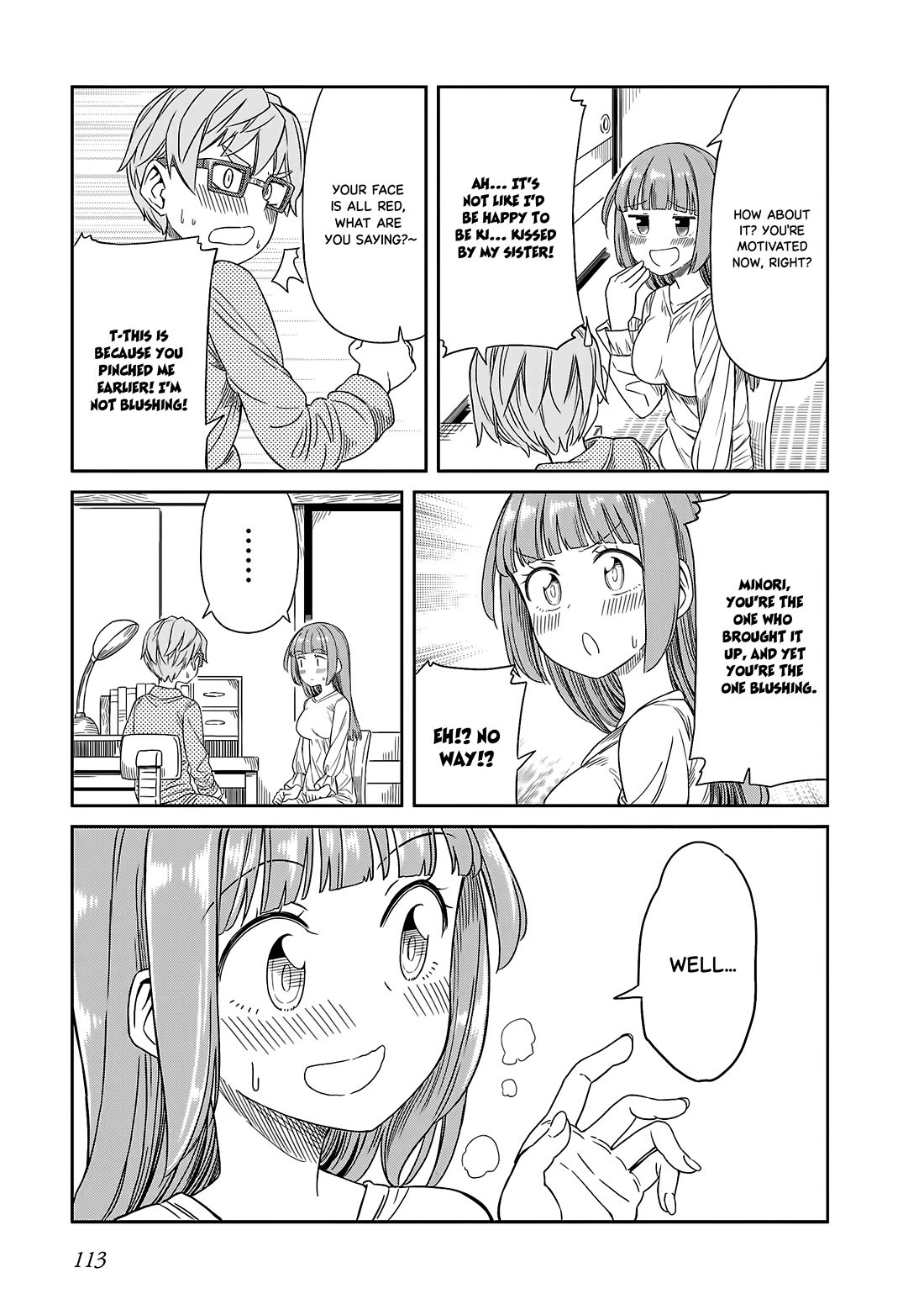 Hinomoto Sanshimai wa Kamatte Hoshii Chapter 18 page 11 - Chapter 18: Endless homework