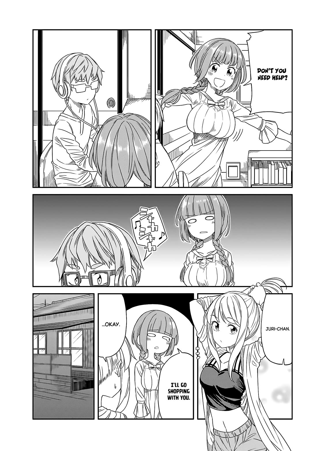 Hinomoto Sanshimai wa Kamatte Hoshii Chapter 18 page 6 - Chapter 18: Endless homework