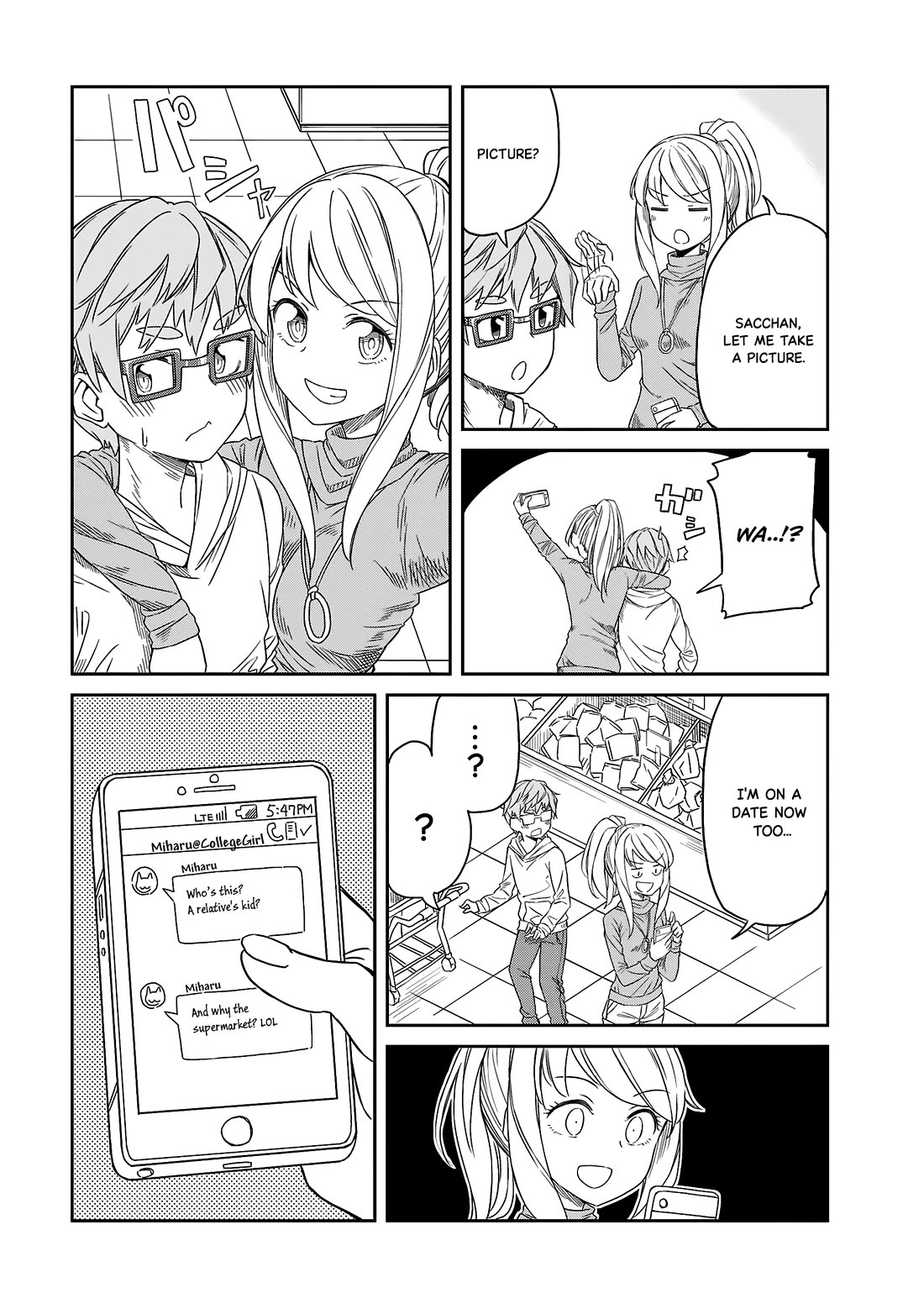 Hinomoto Sanshimai wa Kamatte Hoshii Chapter 19 page 3 - Chapter 19: 4th avenue cafe
