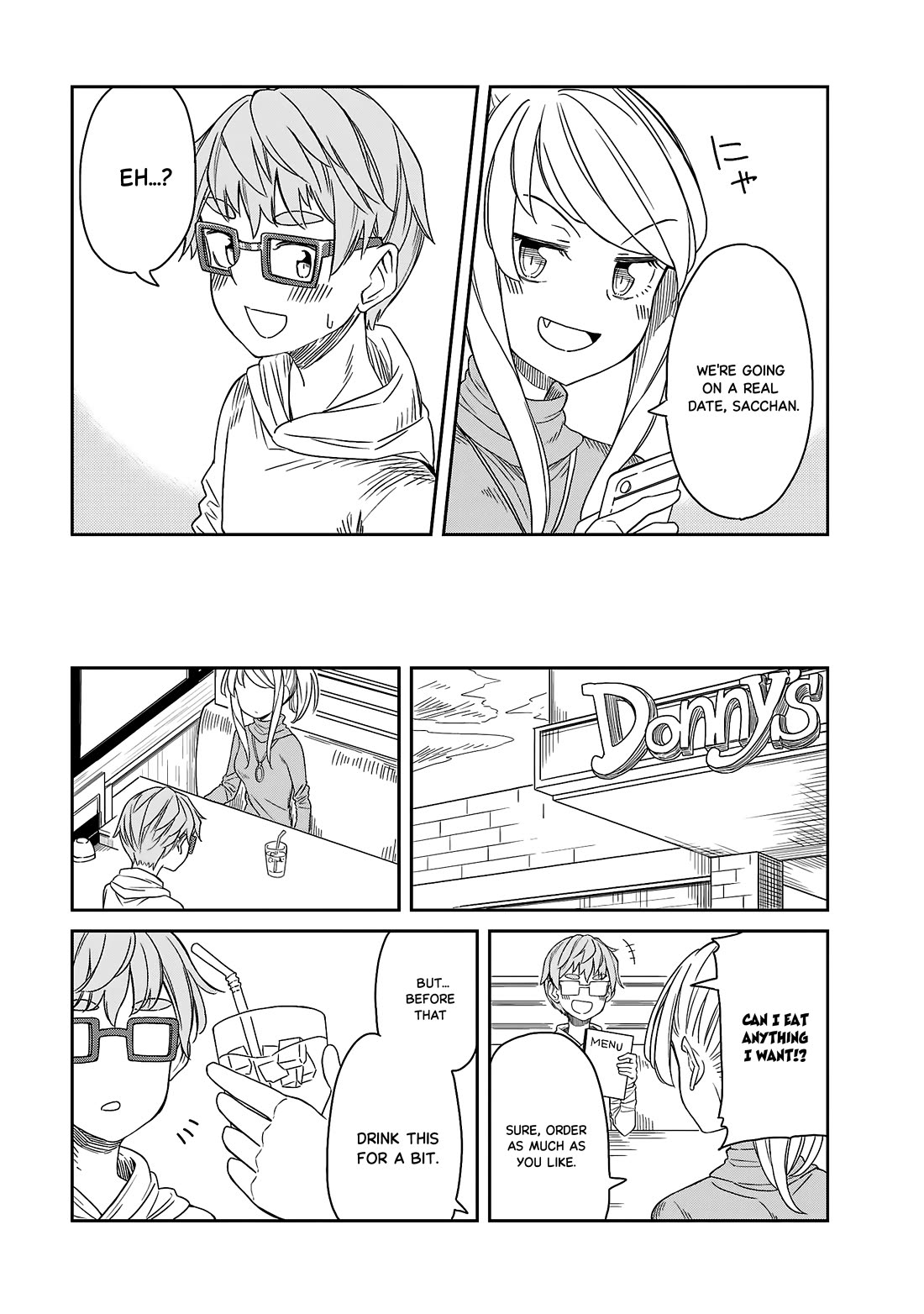 Hinomoto Sanshimai wa Kamatte Hoshii Chapter 19 page 5 - Chapter 19: 4th avenue cafe