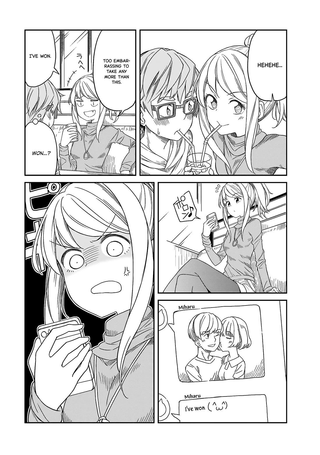 Hinomoto Sanshimai wa Kamatte Hoshii Chapter 19 page 7 - Chapter 19: 4th avenue cafe