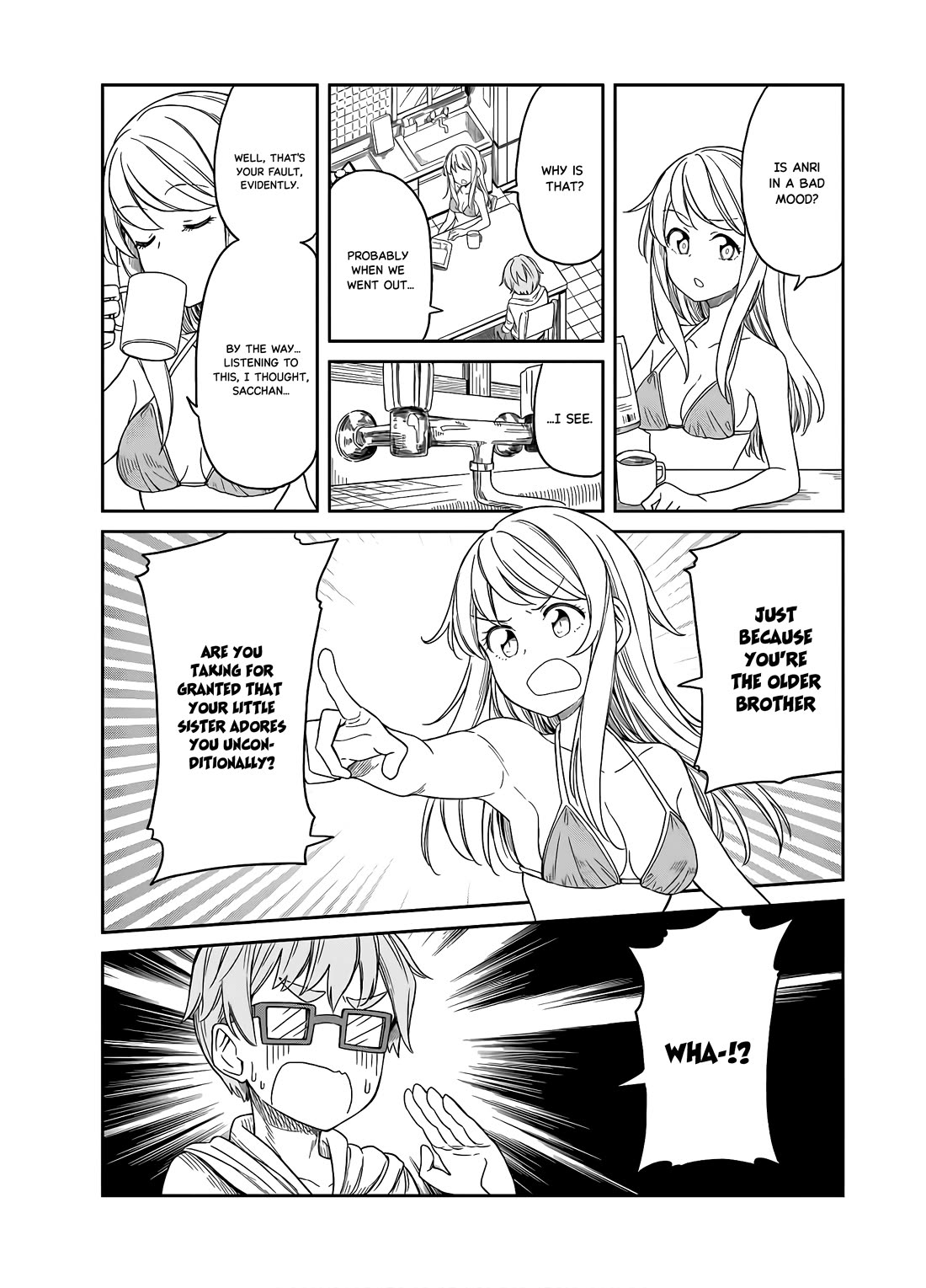 Hinomoto Sanshimai wa Kamatte Hoshii Chapter 20 page 8 - Chapter 20: Secret signs