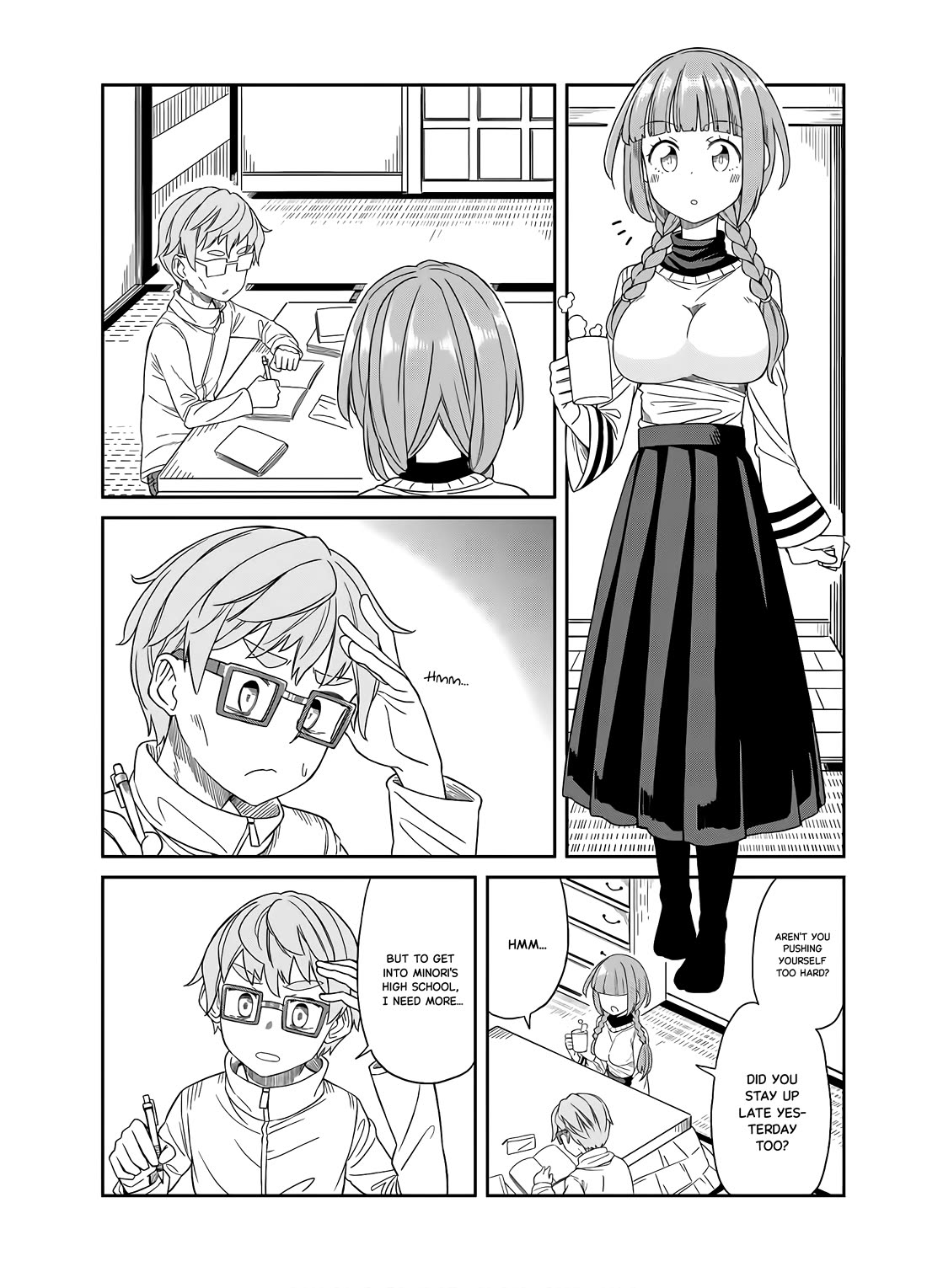 Hinomoto Sanshimai wa Kamatte Hoshii Chapter 21 page 3 - Chapter 21: Little beat Little wing