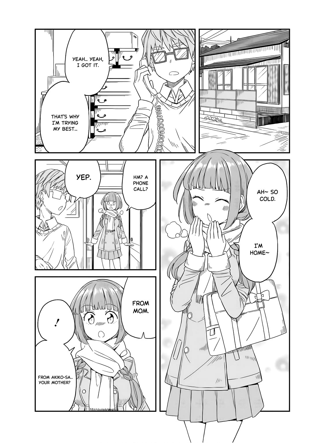 Hinomoto Sanshimai wa Kamatte Hoshii Chapter 22 page 3 - Chapter 22: Tokyo Telephone