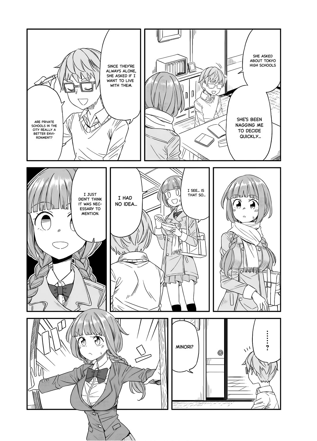 Hinomoto Sanshimai wa Kamatte Hoshii Chapter 22 page 4 - Chapter 22: Tokyo Telephone