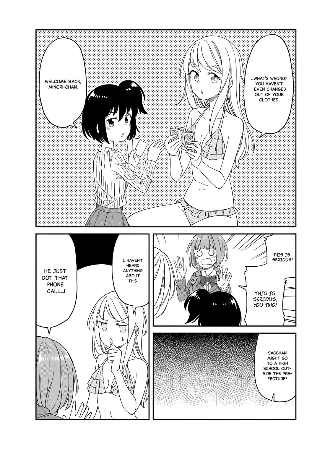 Hinomoto Sanshimai wa Kamatte Hoshii Chapter 22 page 5 - Chapter 22: Tokyo Telephone