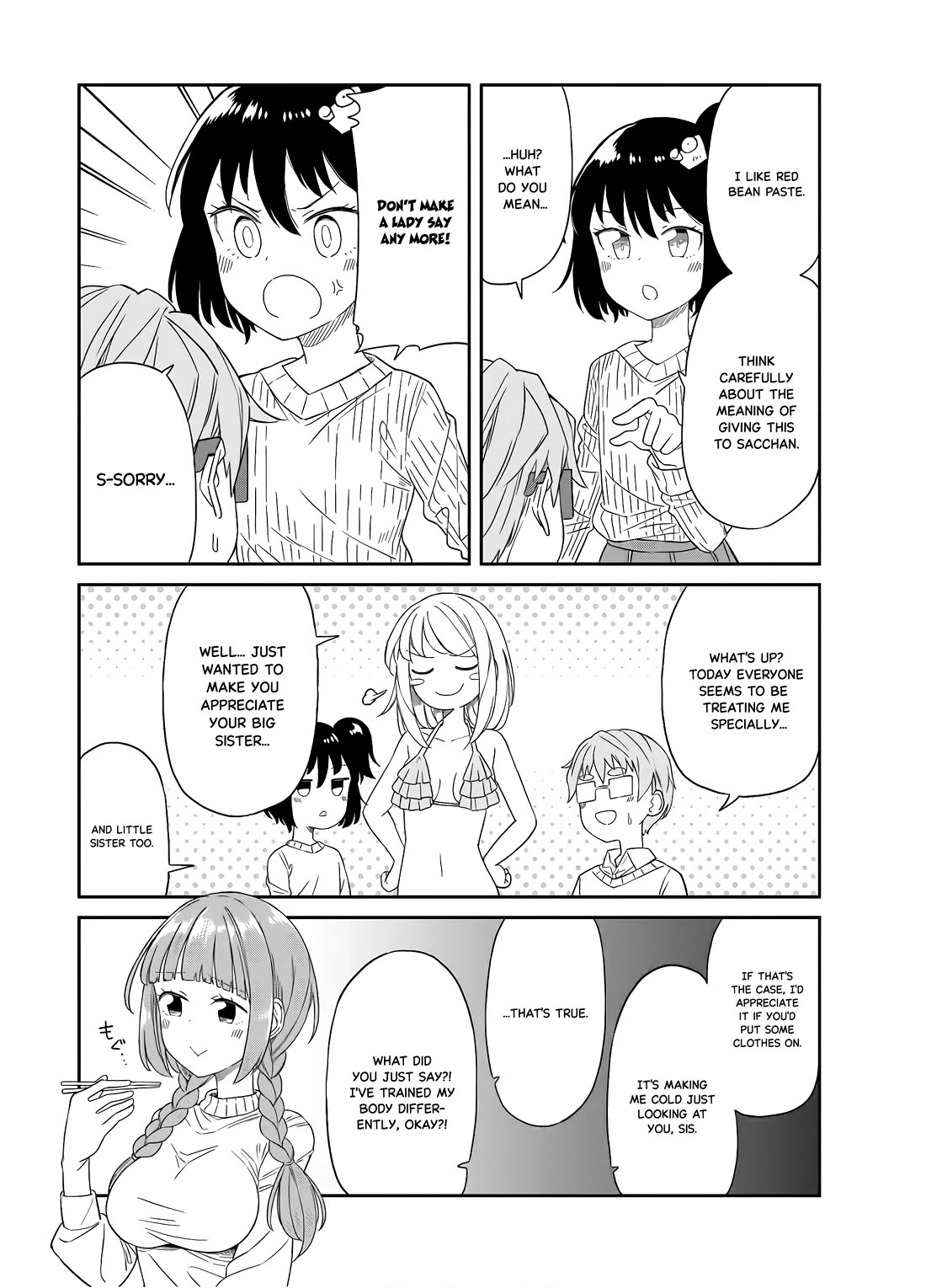 Hinomoto Sanshimai wa Kamatte Hoshii Chapter 22 page 8 - Chapter 22: Tokyo Telephone