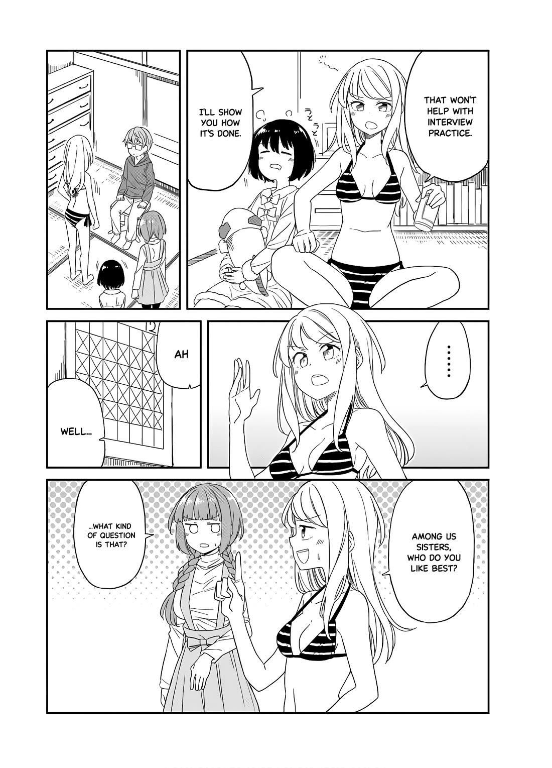 Hinomoto Sanshimai wa Kamatte Hoshii Chapter 23 page 4 - Chapter 23: Anything but Ordinary
