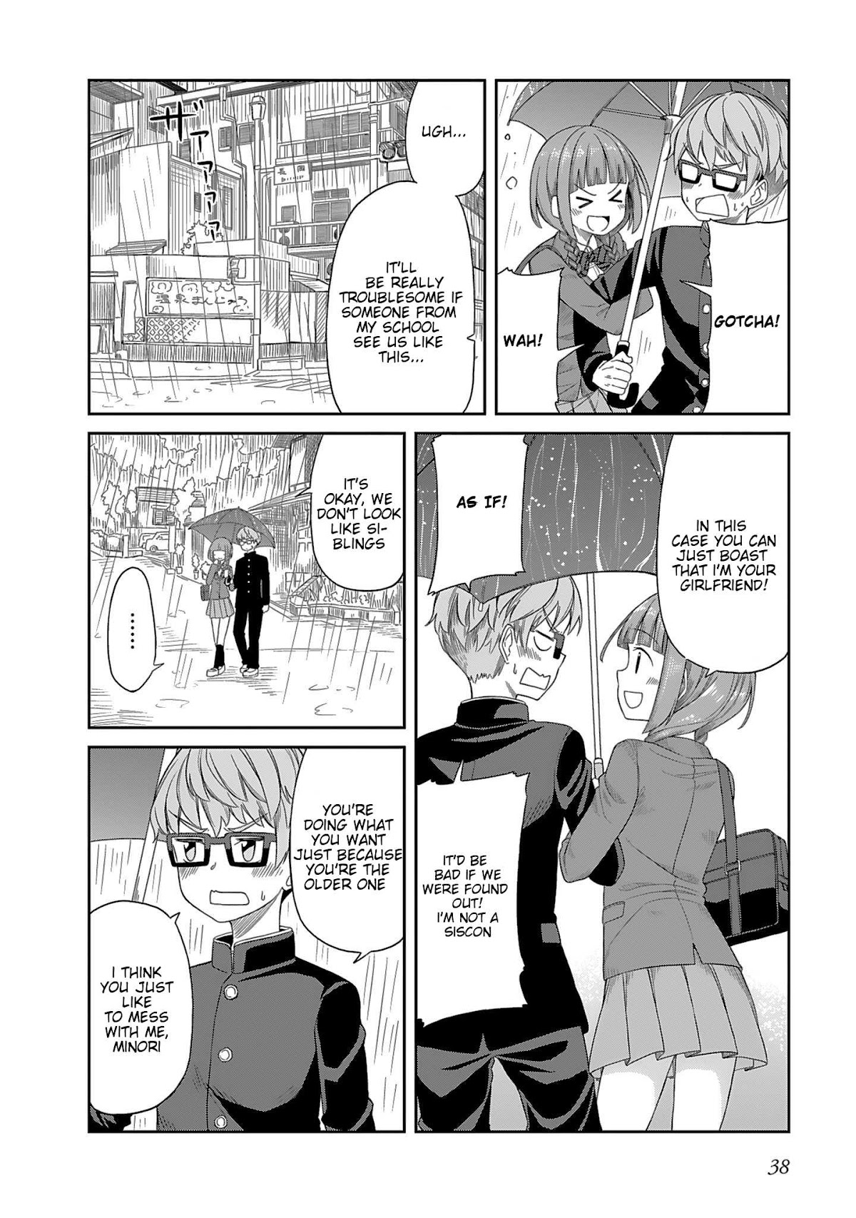 Hinomoto Sanshimai wa Kamatte Hoshii Chapter 3 page 10 - Chapter 3: Goodbye Rain