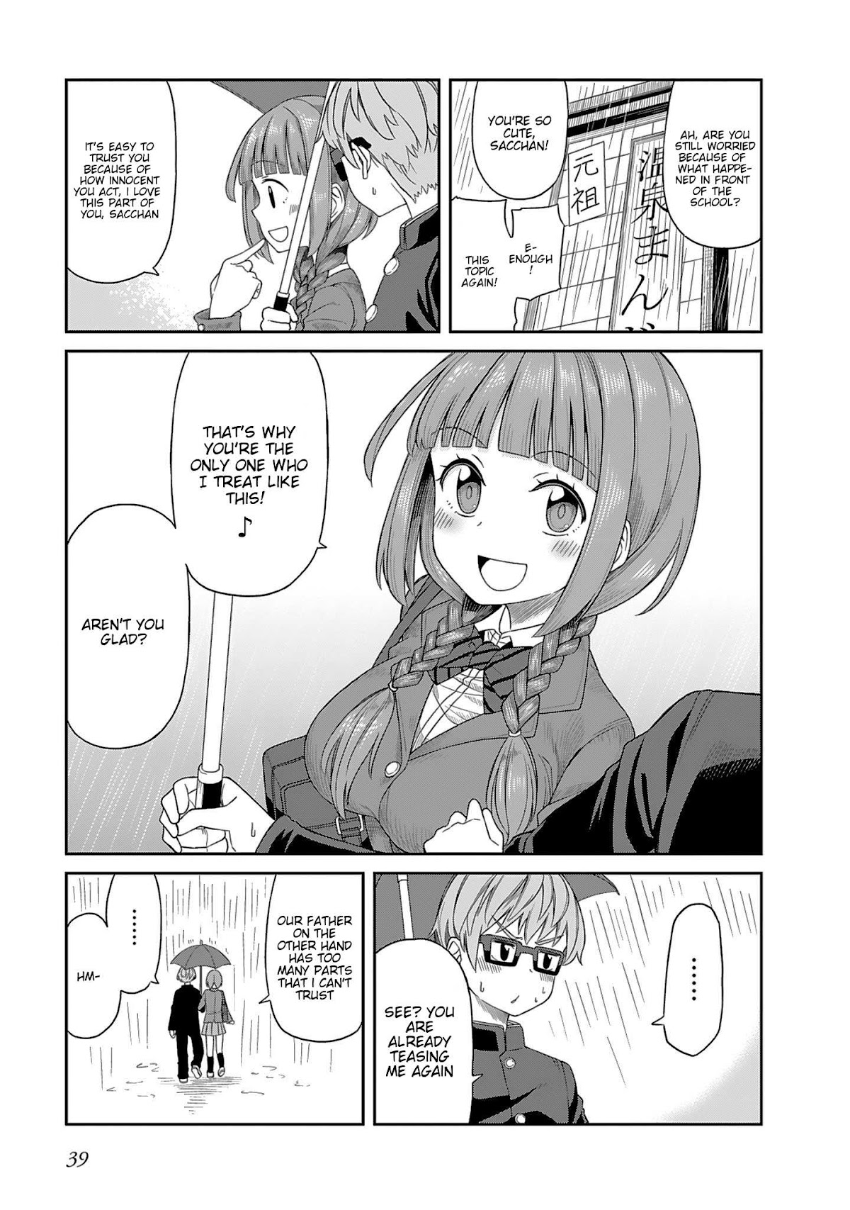 Hinomoto Sanshimai wa Kamatte Hoshii Chapter 3 page 11 - Chapter 3: Goodbye Rain