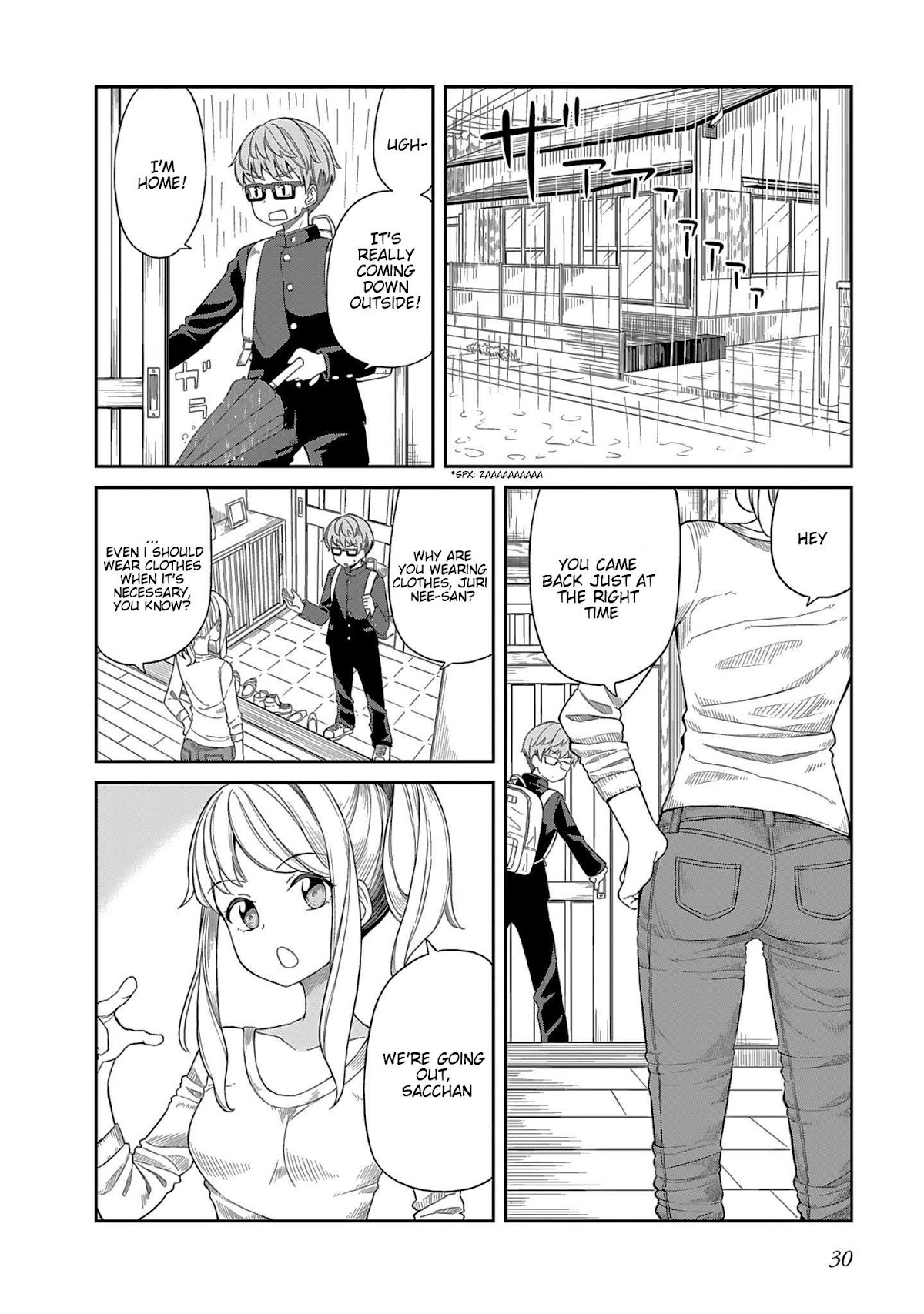 Hinomoto Sanshimai wa Kamatte Hoshii Chapter 3 page 2 - Chapter 3: Goodbye Rain