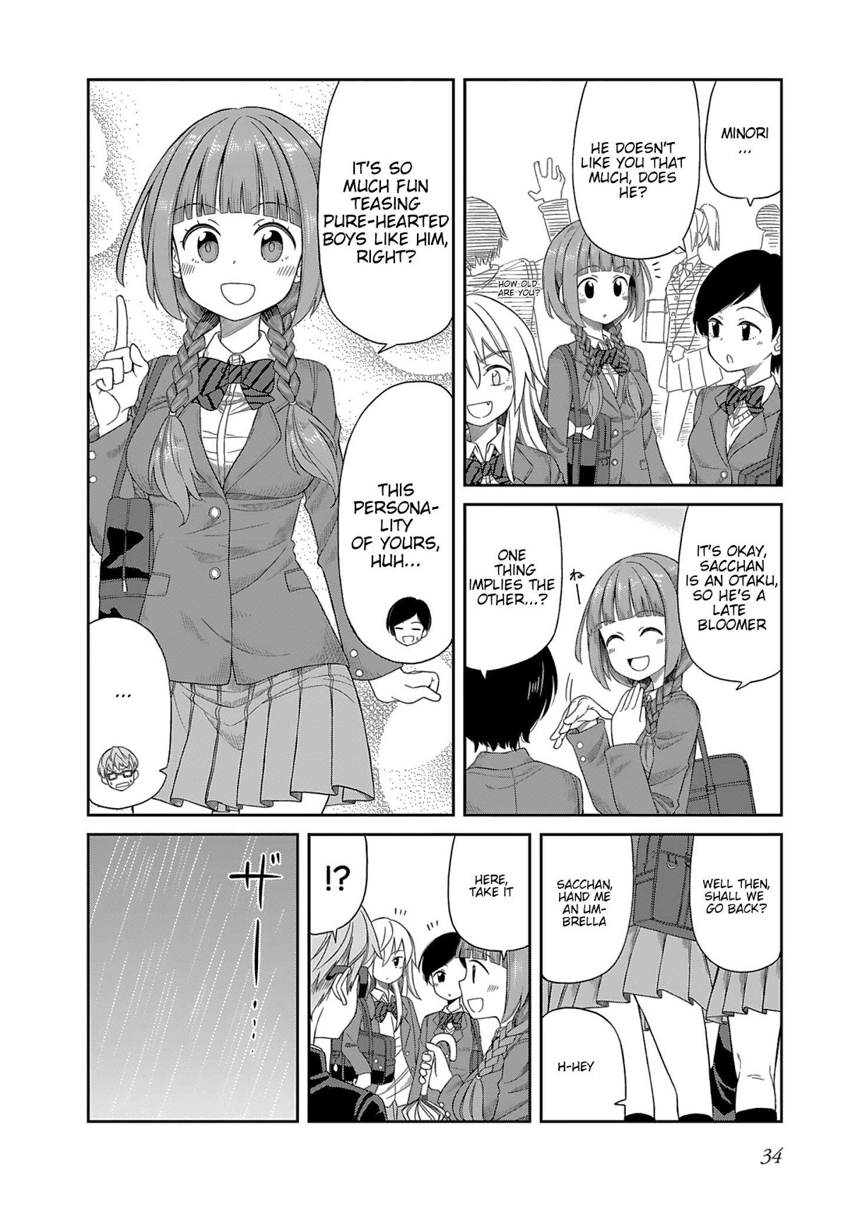 Hinomoto Sanshimai wa Kamatte Hoshii Chapter 3 page 6 - Chapter 3: Goodbye Rain
