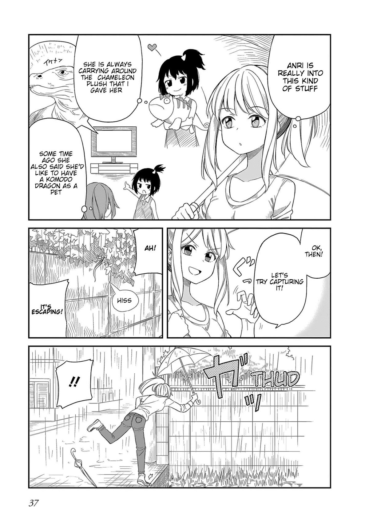 Hinomoto Sanshimai wa Kamatte Hoshii Chapter 3 page 9 - Chapter 3: Goodbye Rain