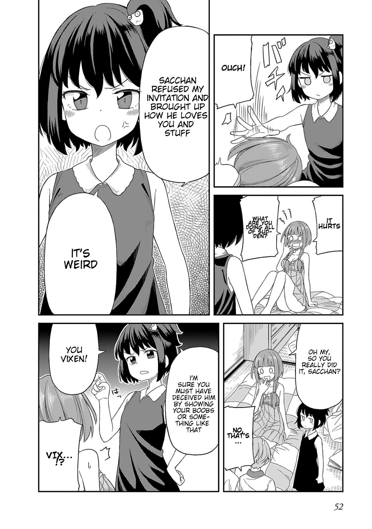 Hinomoto Sanshimai wa Kamatte Hoshii Chapter 4 page 10 - Chapter 4: Jealousy Disco
