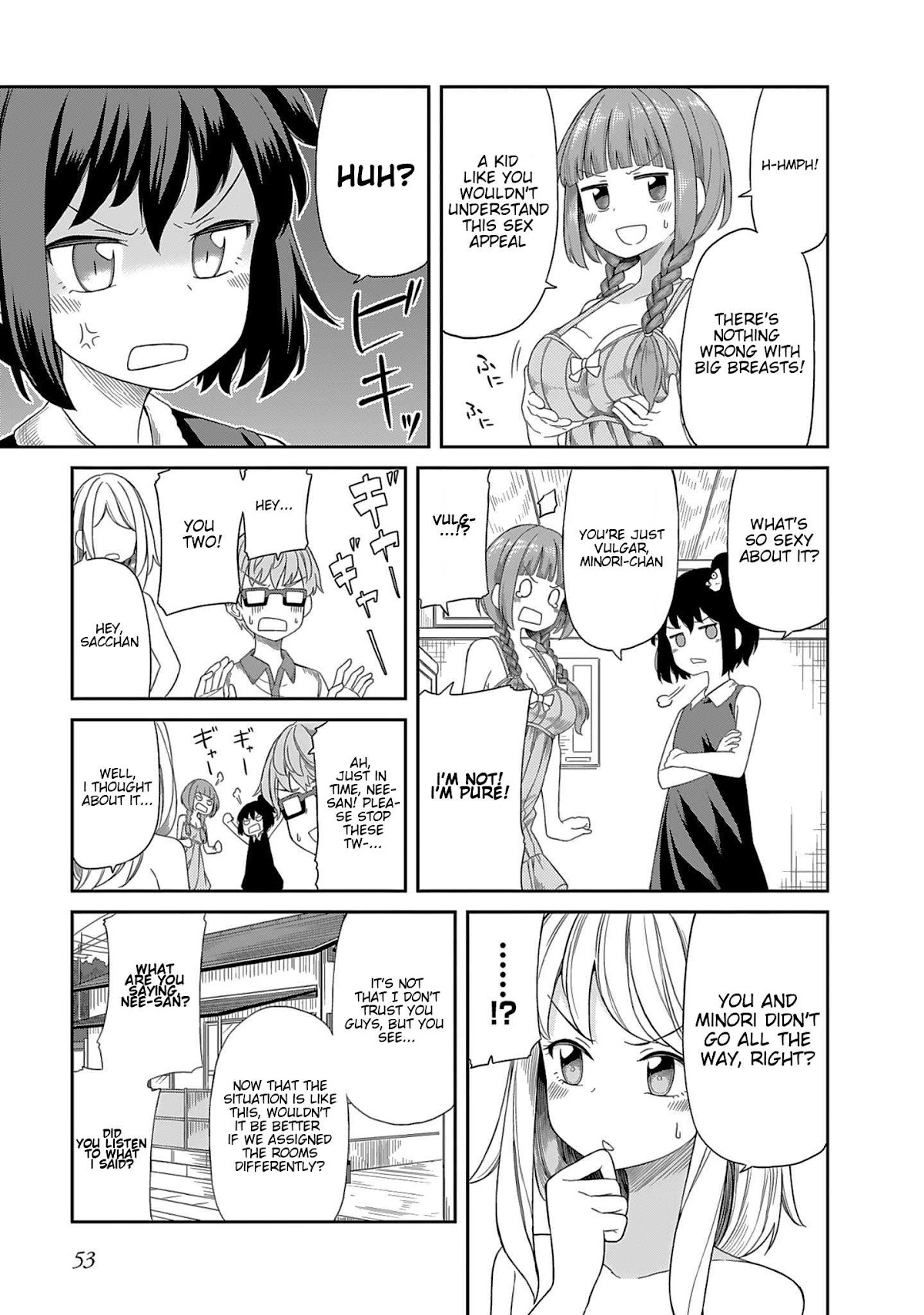 Hinomoto Sanshimai wa Kamatte Hoshii Chapter 4 page 11 - Chapter 4: Jealousy Disco
