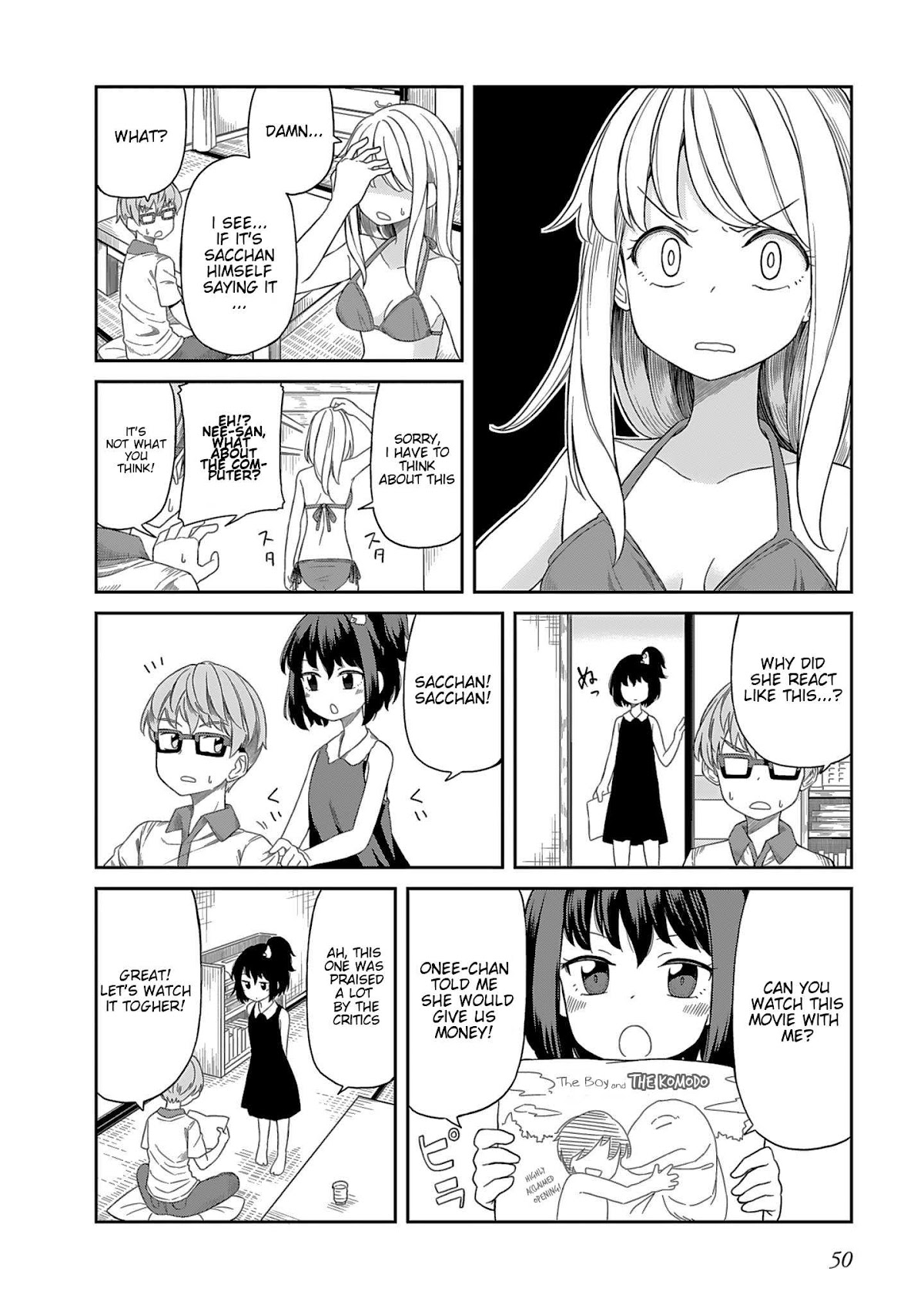 Hinomoto Sanshimai wa Kamatte Hoshii Chapter 4 page 8 - Chapter 4: Jealousy Disco