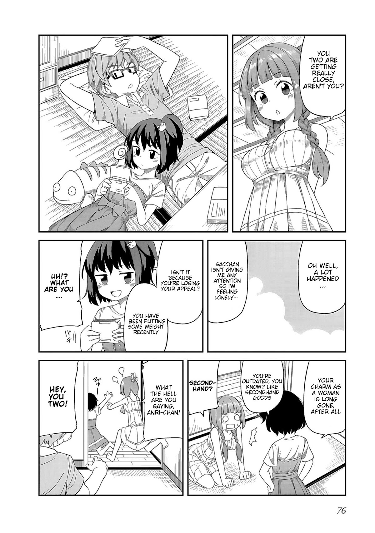 Hinomoto Sanshimai wa Kamatte Hoshii Chapter 6 page 10 - Chapter 6: Chameleon Girl