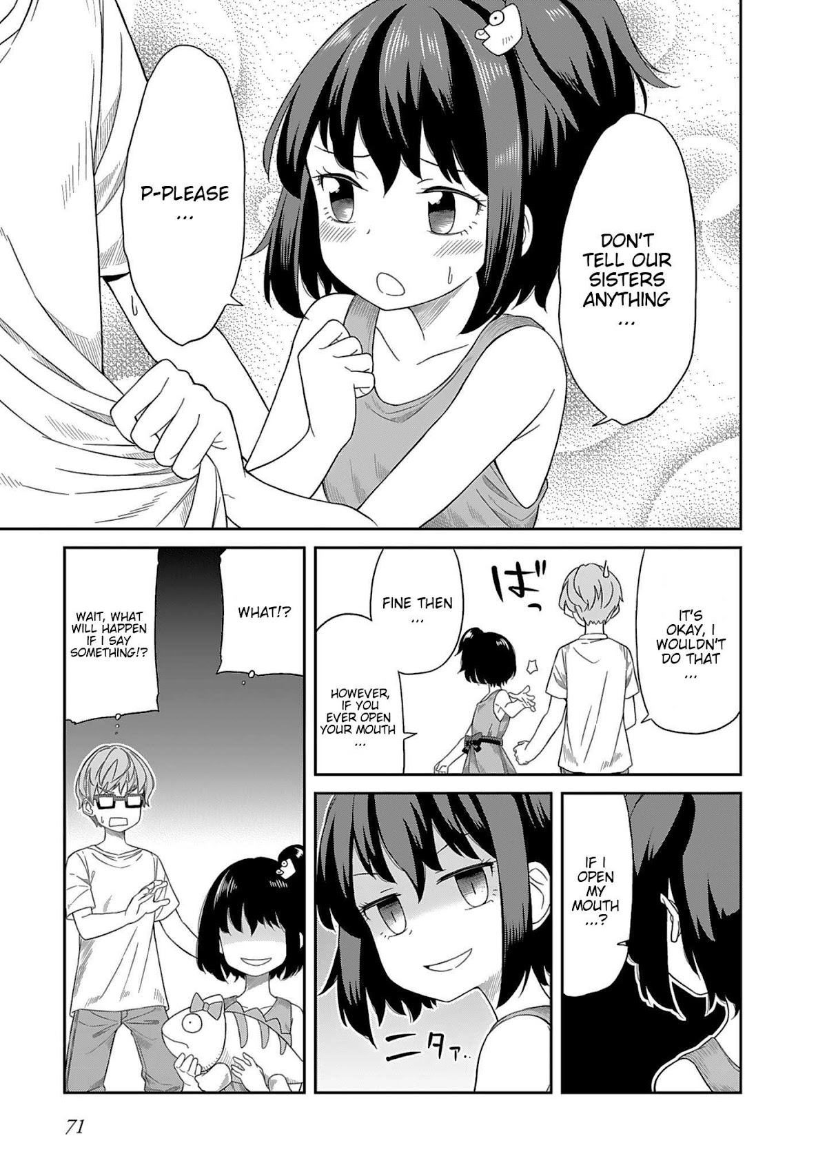Hinomoto Sanshimai wa Kamatte Hoshii Chapter 6 page 5 - Chapter 6: Chameleon Girl