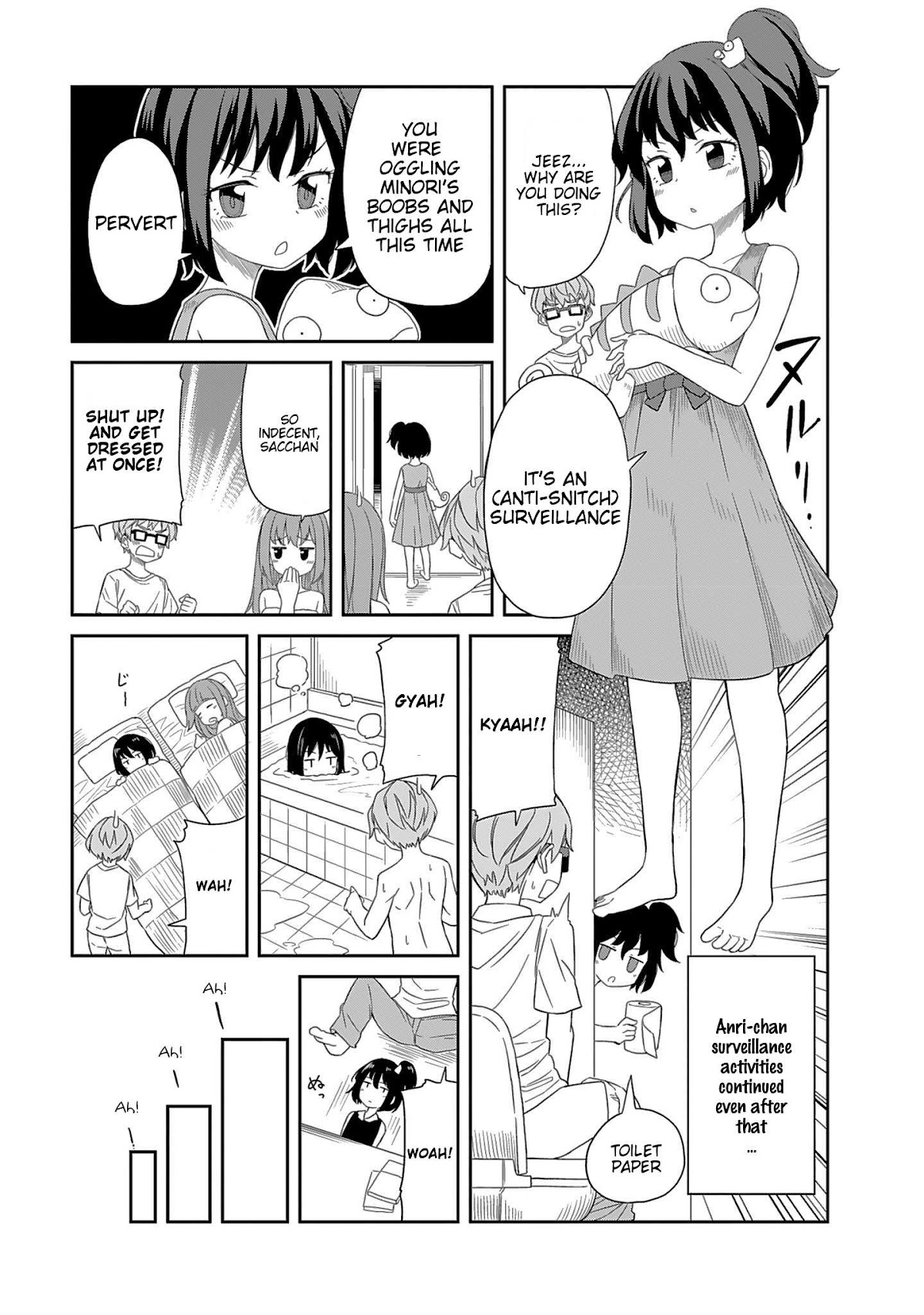 Hinomoto Sanshimai wa Kamatte Hoshii Chapter 6 page 7 - Chapter 6: Chameleon Girl