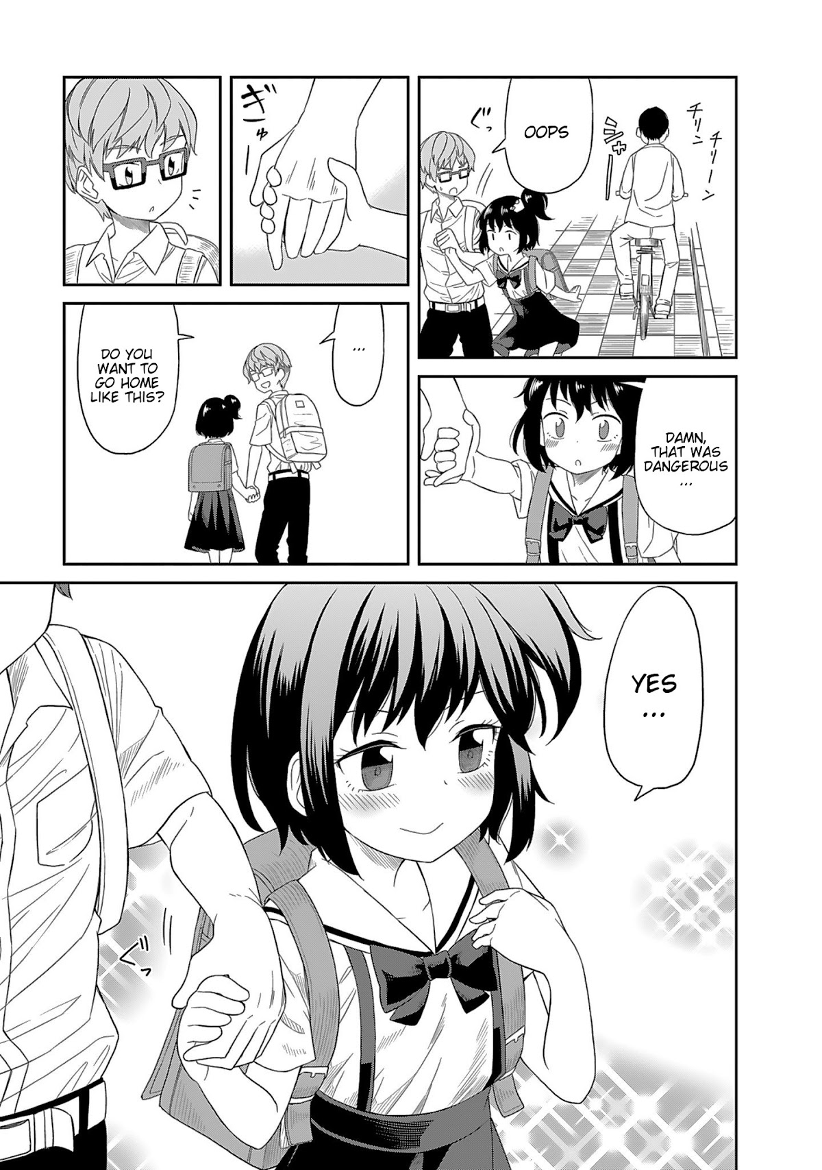 Hinomoto Sanshimai wa Kamatte Hoshii Chapter 6 page 9 - Chapter 6: Chameleon Girl