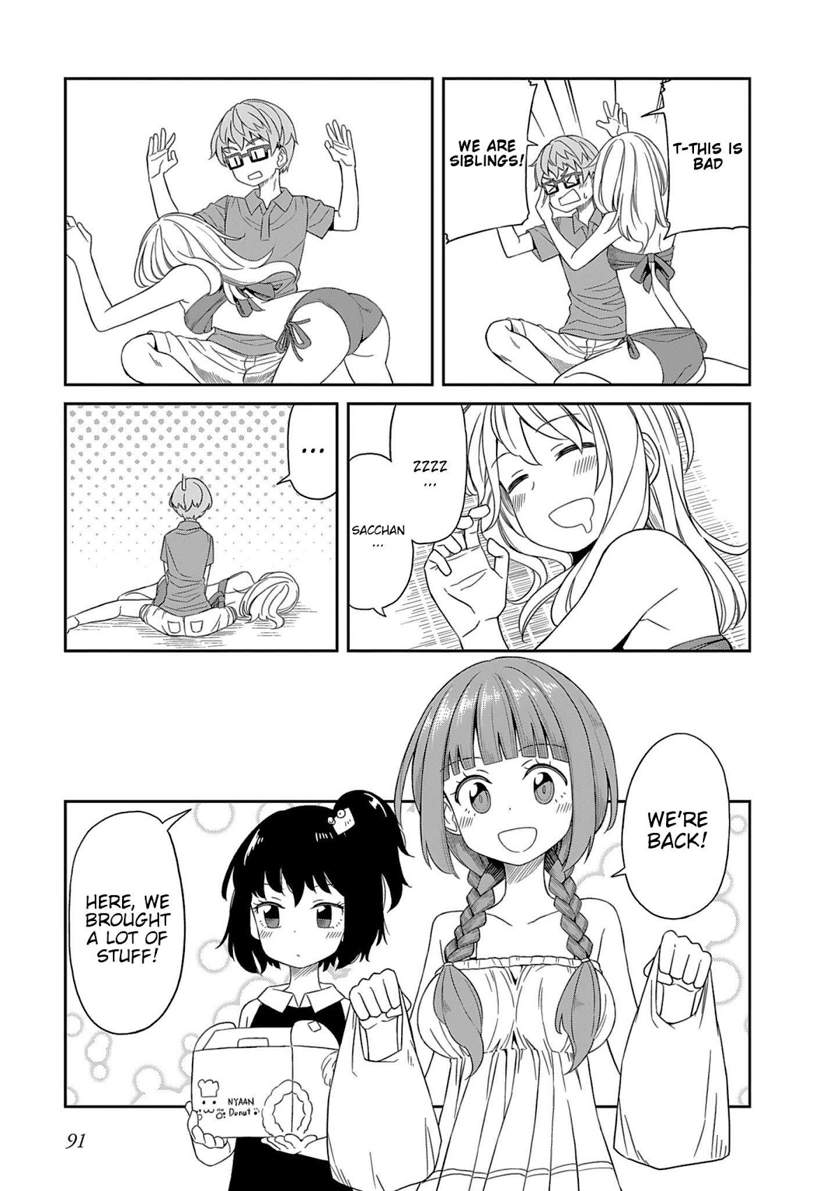Hinomoto Sanshimai wa Kamatte Hoshii Chapter 7 page 11 - Chapter 7: Elderly Elegy