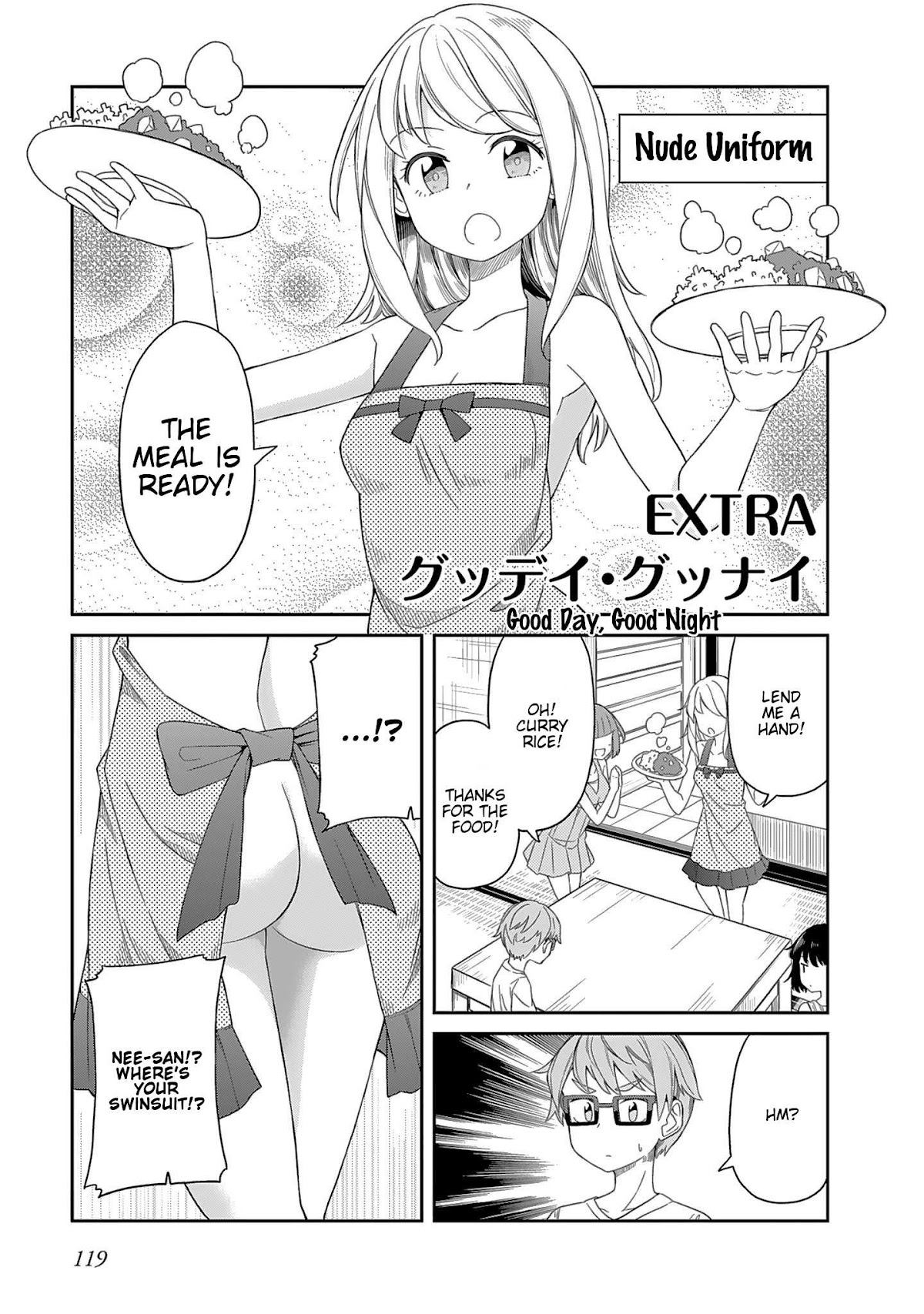 Hinomoto Sanshimai wa Kamatte Hoshii Chapter 9.1 page 1 - Chapter 9.1: Good Day, Good Night