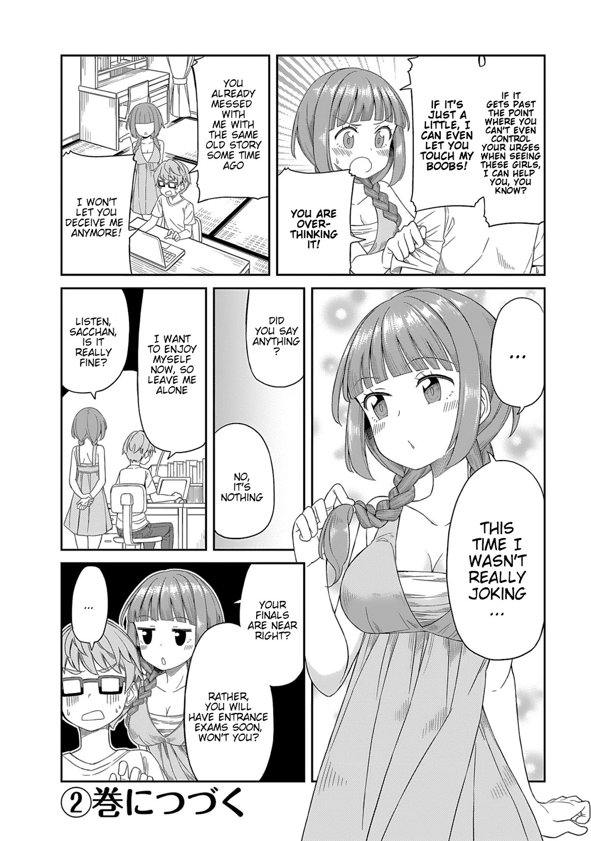 Hinomoto Sanshimai wa Kamatte Hoshii Chapter 9.1 page 8 - Chapter 9.1: Good Day, Good Night