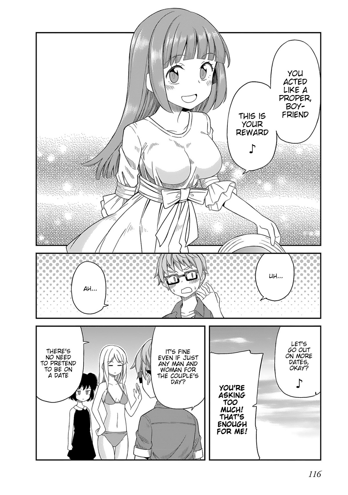 Hinomoto Sanshimai wa Kamatte Hoshii Chapter 9 page 12 - Chapter 9: Sunday Girl