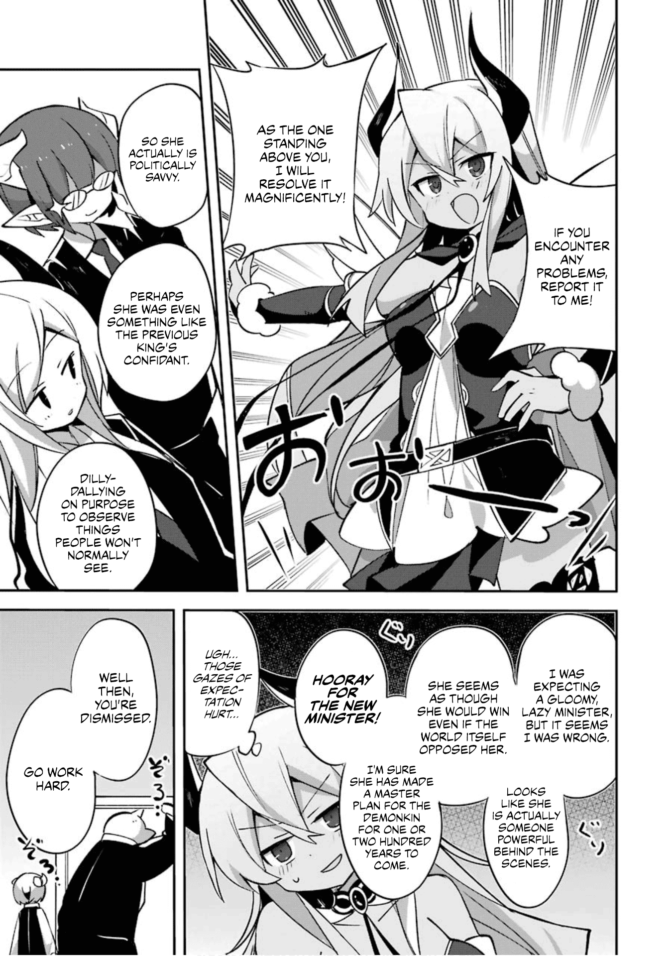 Hira yakunin yatte 1500-nen, maou no chikara de daijin ni sa re chaimashita Chapter 2 page 8 - Chapter 2: It Is Difficult to Communicate With Your Subordinates.