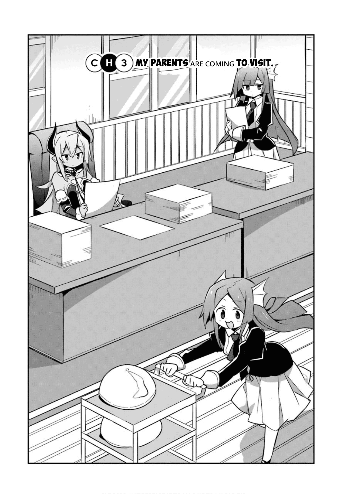 Hira yakunin yatte 1500-nen, maou no chikara de daijin ni sa re chaimashita Chapter 3 page 3 - Chapter 3: My Parents are Coming to Visit