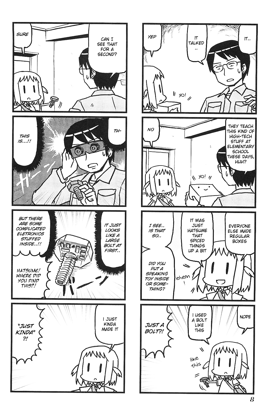Hirameki Hatsume-chan Chapter 1 page 12 - Chapter 1: Box