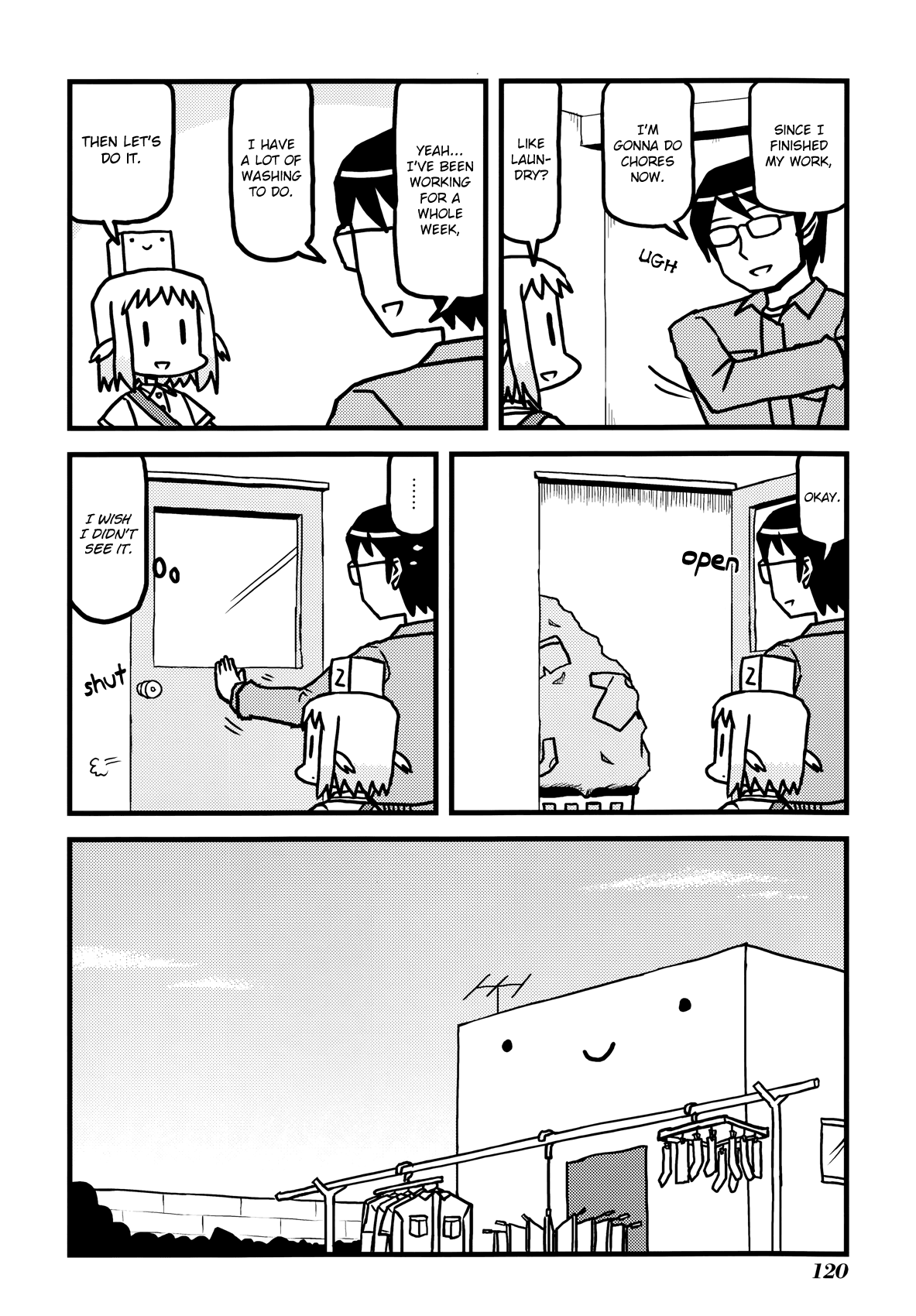 Hirameki Hatsume-chan Chapter 14 page 4 - Chapter 14: Laundry
