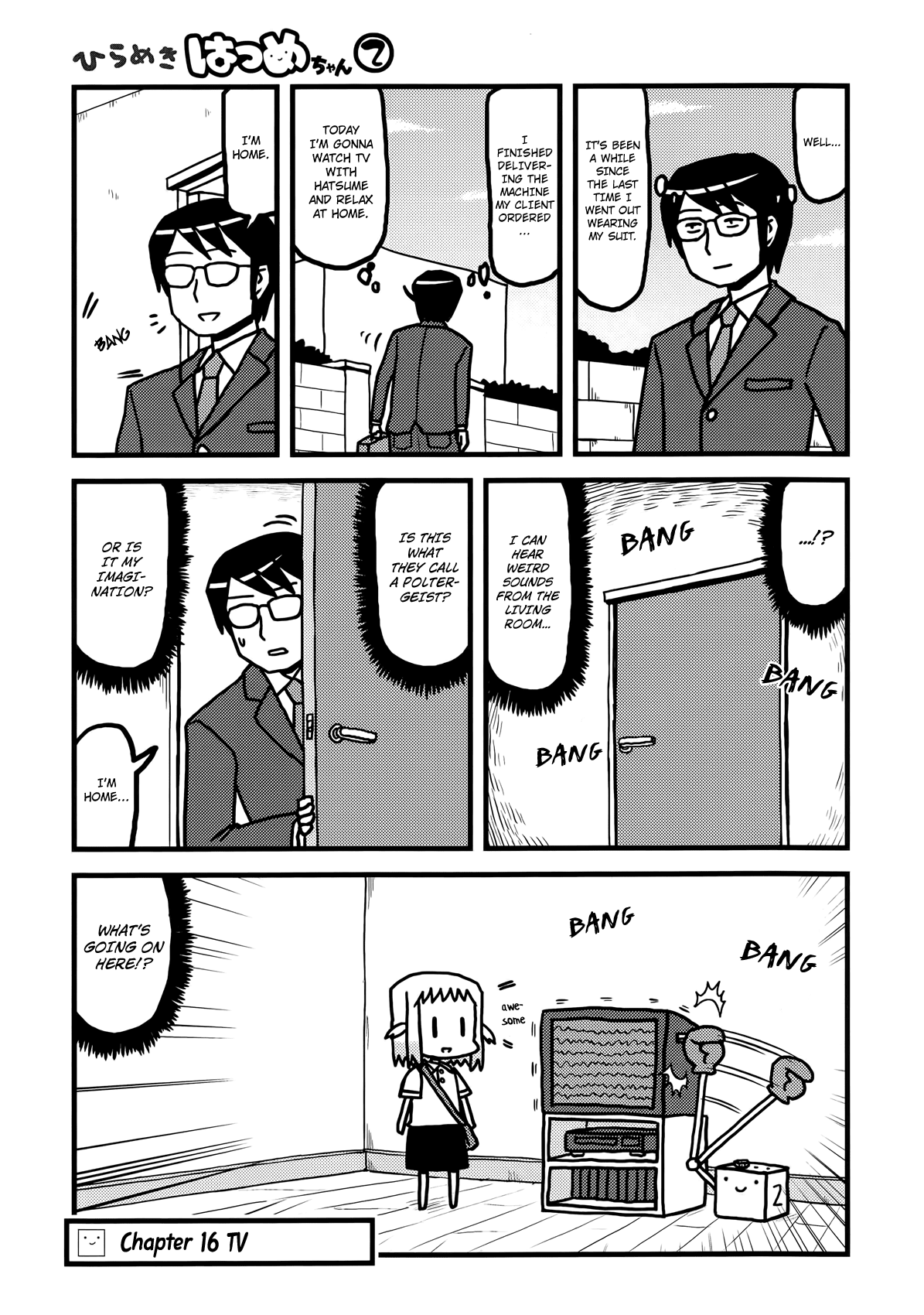 Hirameki Hatsume-chan Chapter 16 page 2 - Chapter 16: TV