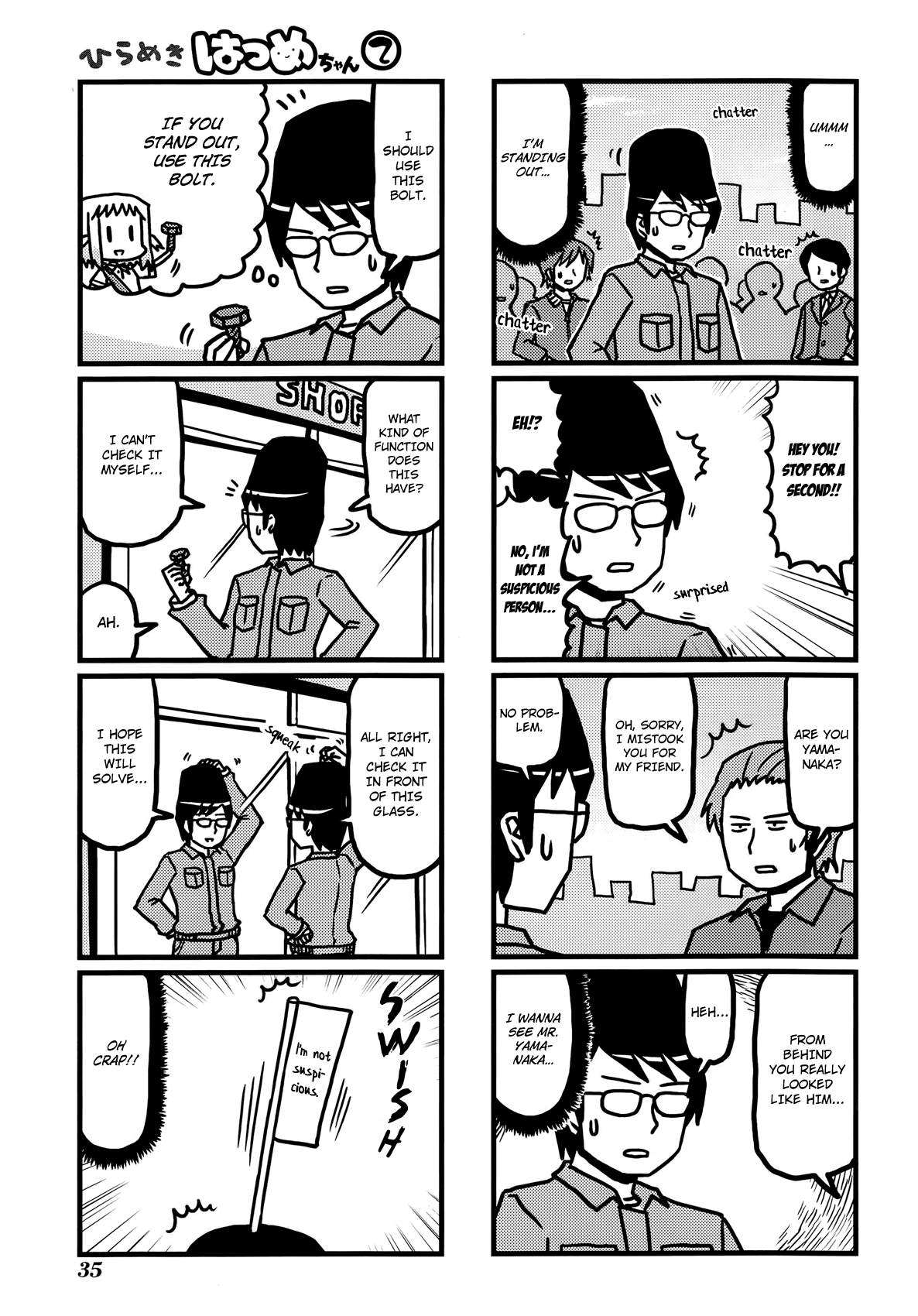 Hirameki Hatsume-chan Chapter 18 page 8 - Chapter 18: The Secret of Hako