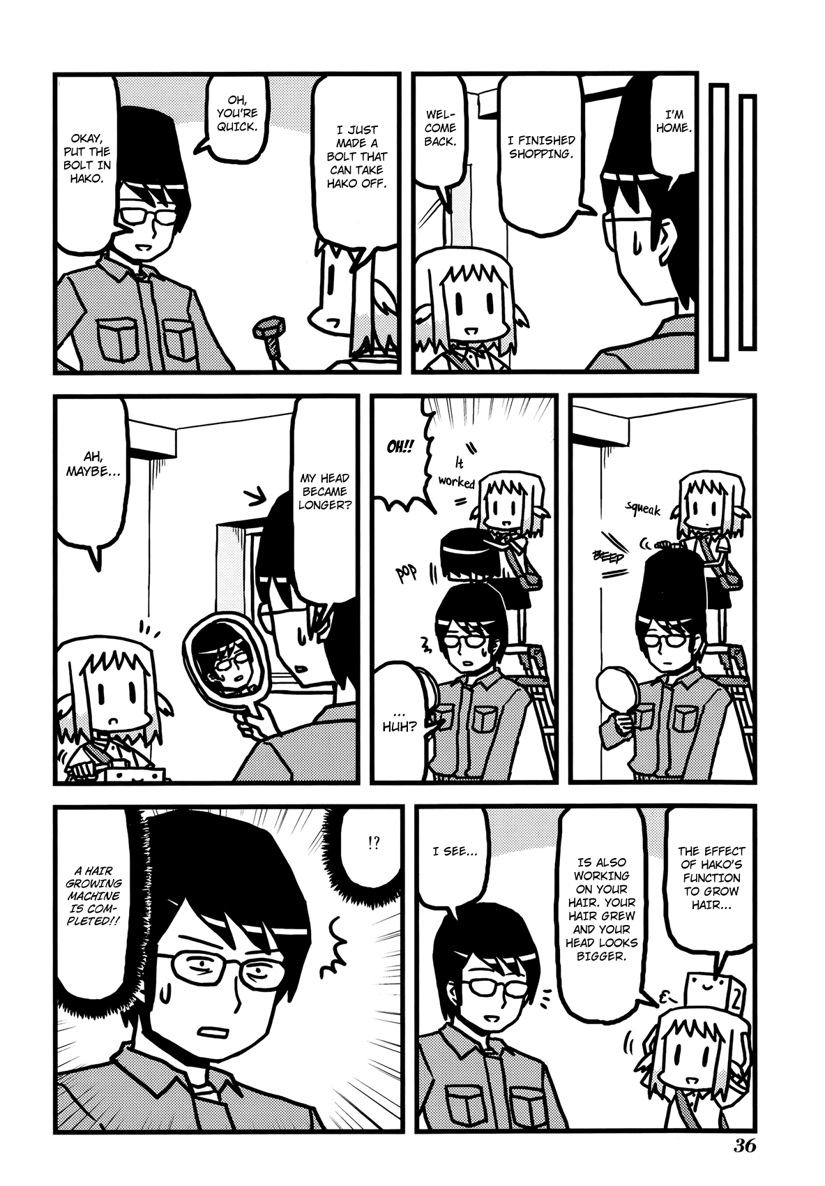 Hirameki Hatsume-chan Chapter 18 page 9 - Chapter 18: The Secret of Hako