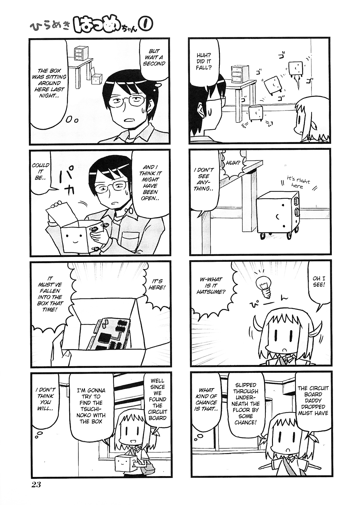 Hirameki Hatsume-chan Chapter 2 page 9 - Chapter 2: Lost Item
