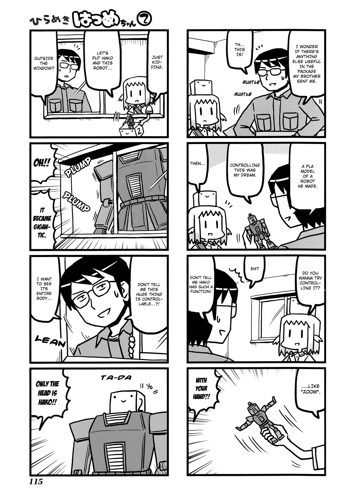 Hirameki Hatsume-chan Chapter 27 page 8 - Chapter 27: Plastic Model