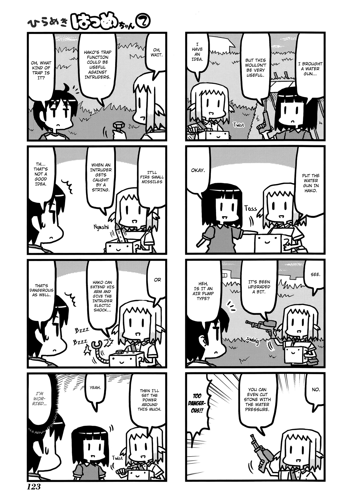 Hirameki Hatsume-chan Chapter 28 page 8 - Chapter 28: Secret Base
