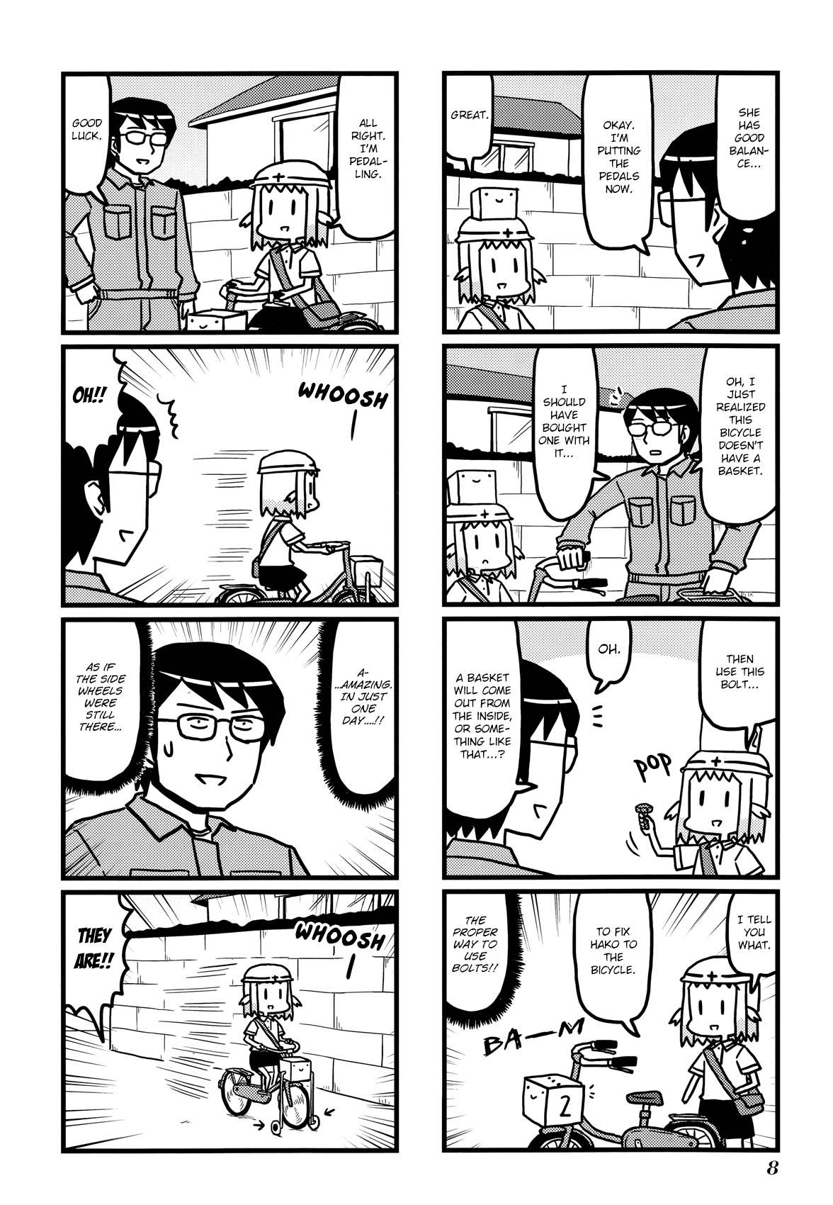 Hirameki Hatsume-chan Chapter 29 page 12 - Chapter 29: Bicycle