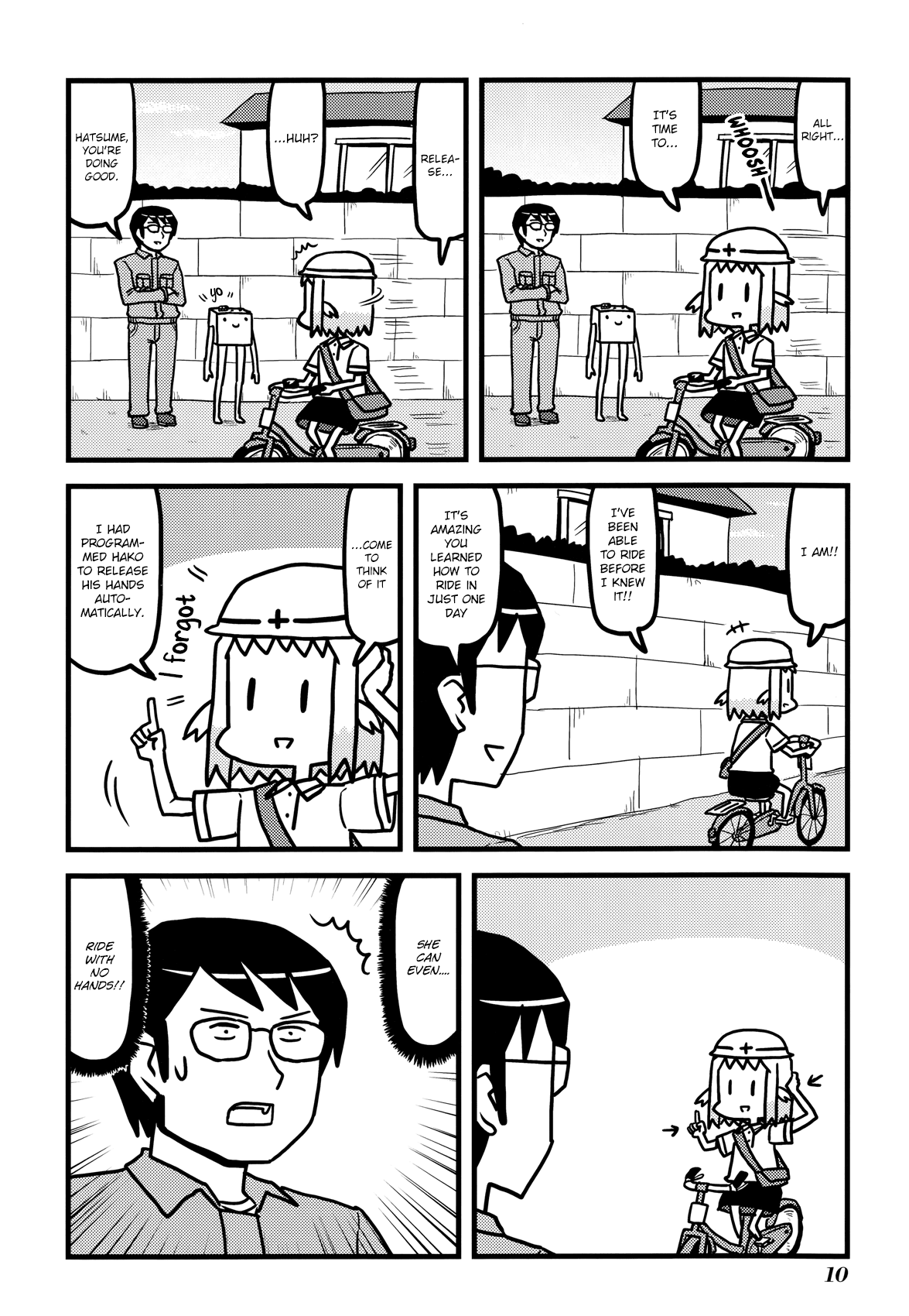 Hirameki Hatsume-chan Chapter 29 page 14 - Chapter 29: Bicycle