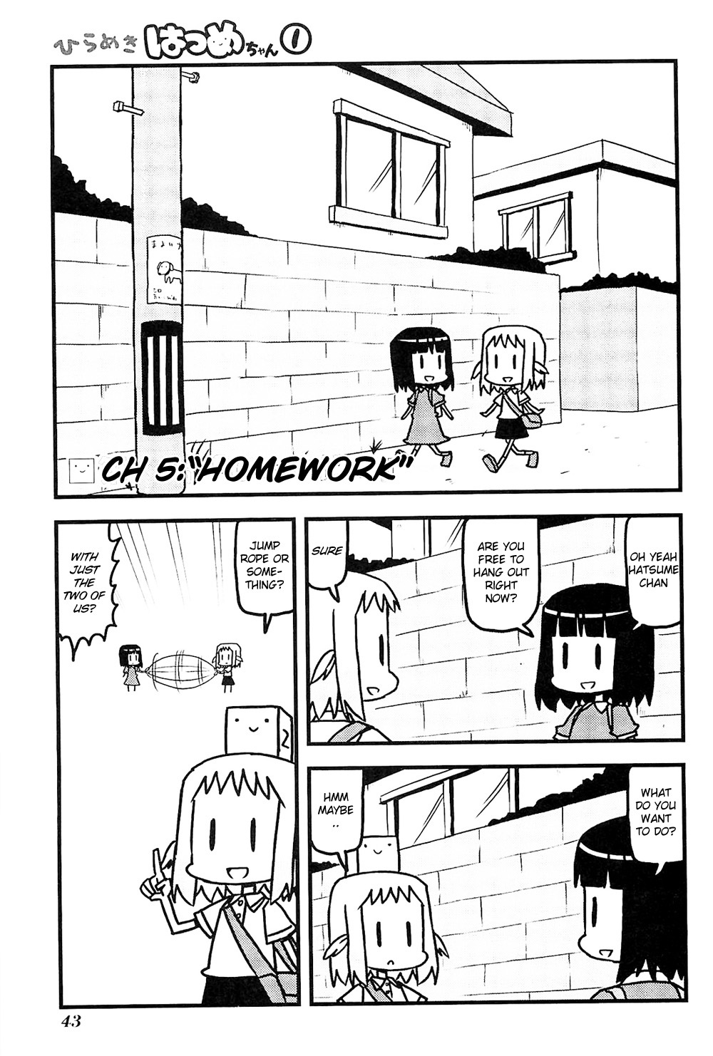 Hirameki Hatsume-chan Chapter 5 page 1 - Chapter 5: Homework