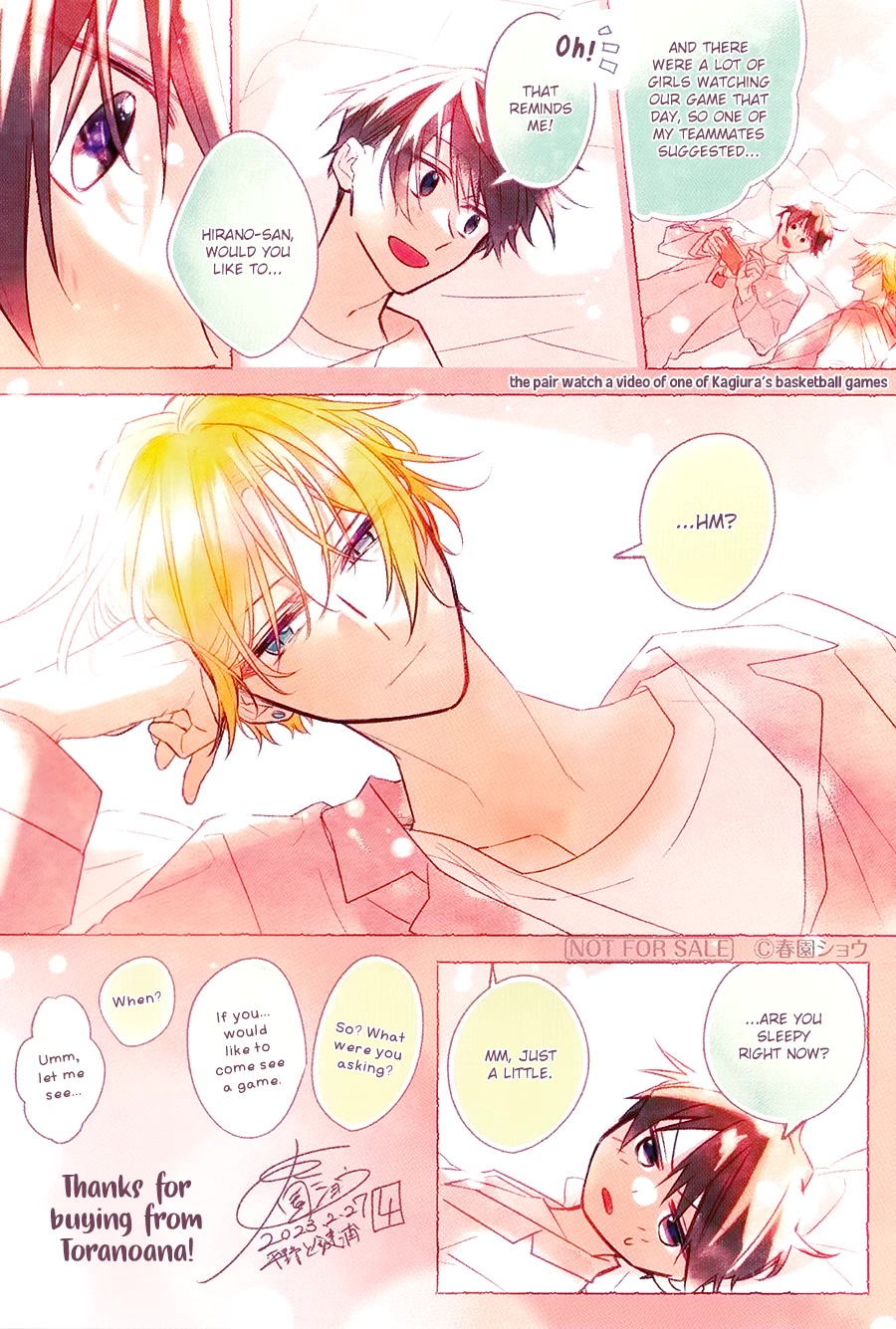Hirano to Kagiura Chapter 20.5 page 5 - Chapter 20.5: vol.4 extras