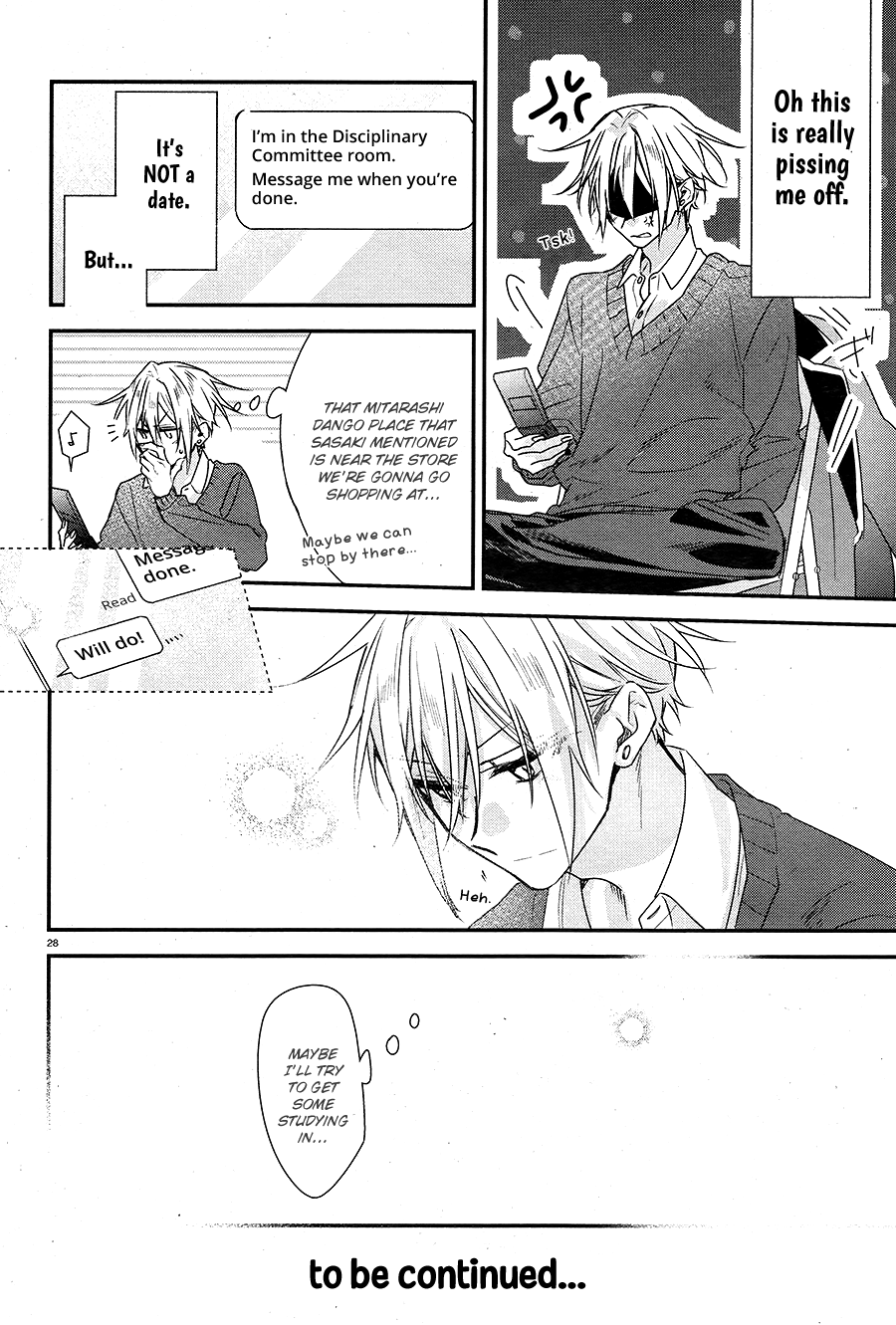 Hirano to Kagiura Chapter 22 page 28 - Chapter 22