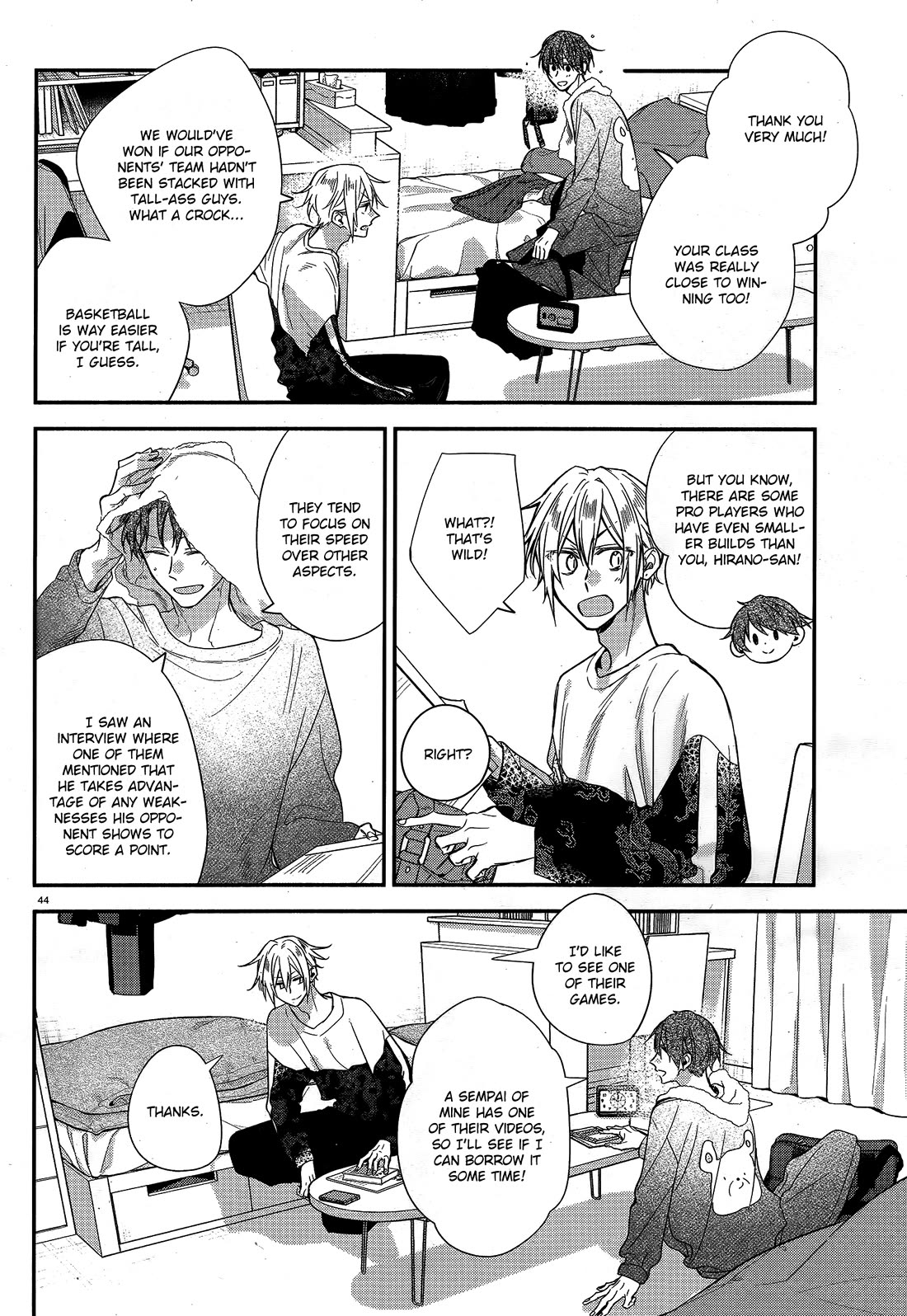 Hirano to Kagiura Chapter 24 page 44 - Chapter 24