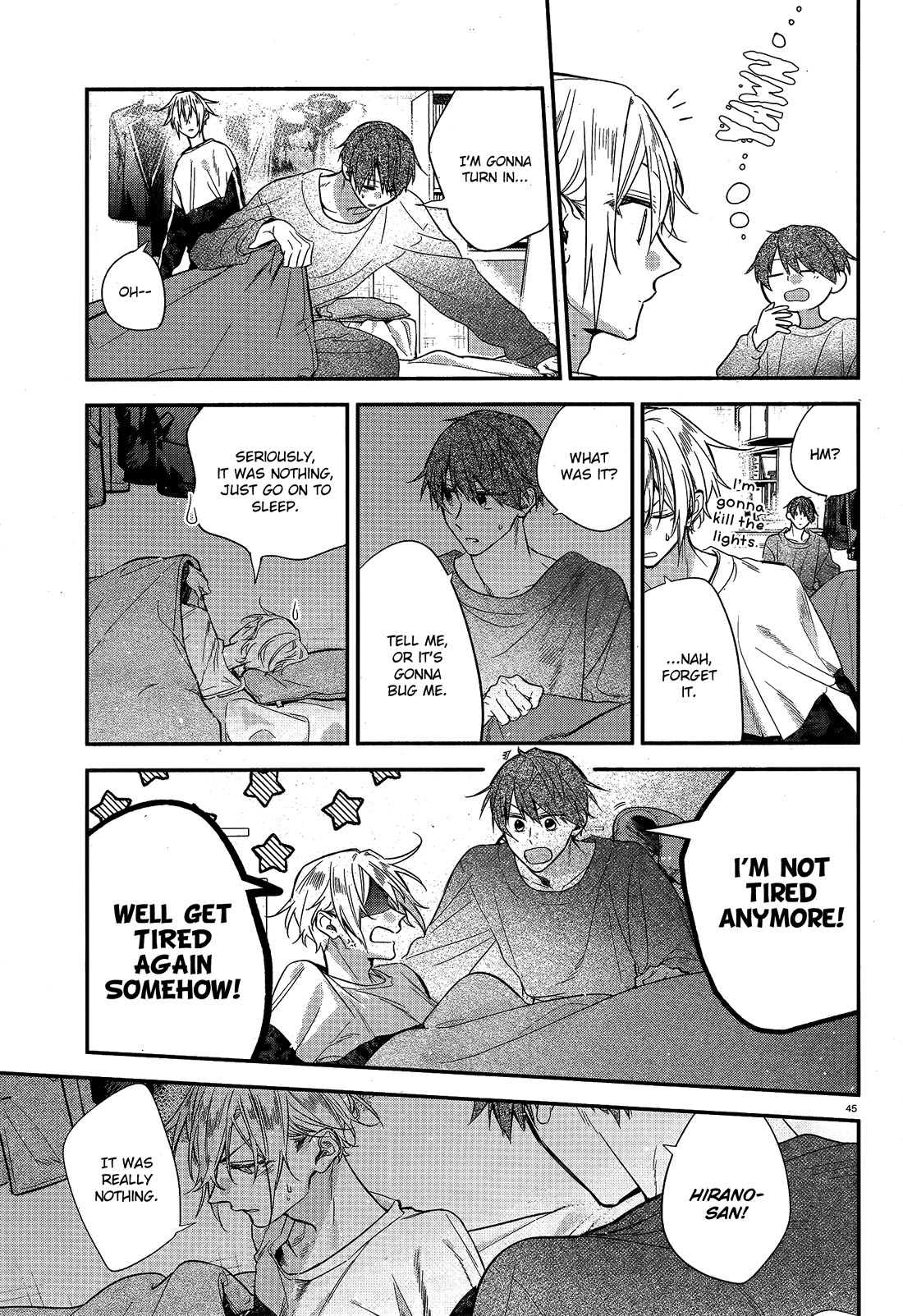 Hirano to Kagiura Chapter 24 page 45 - Chapter 24