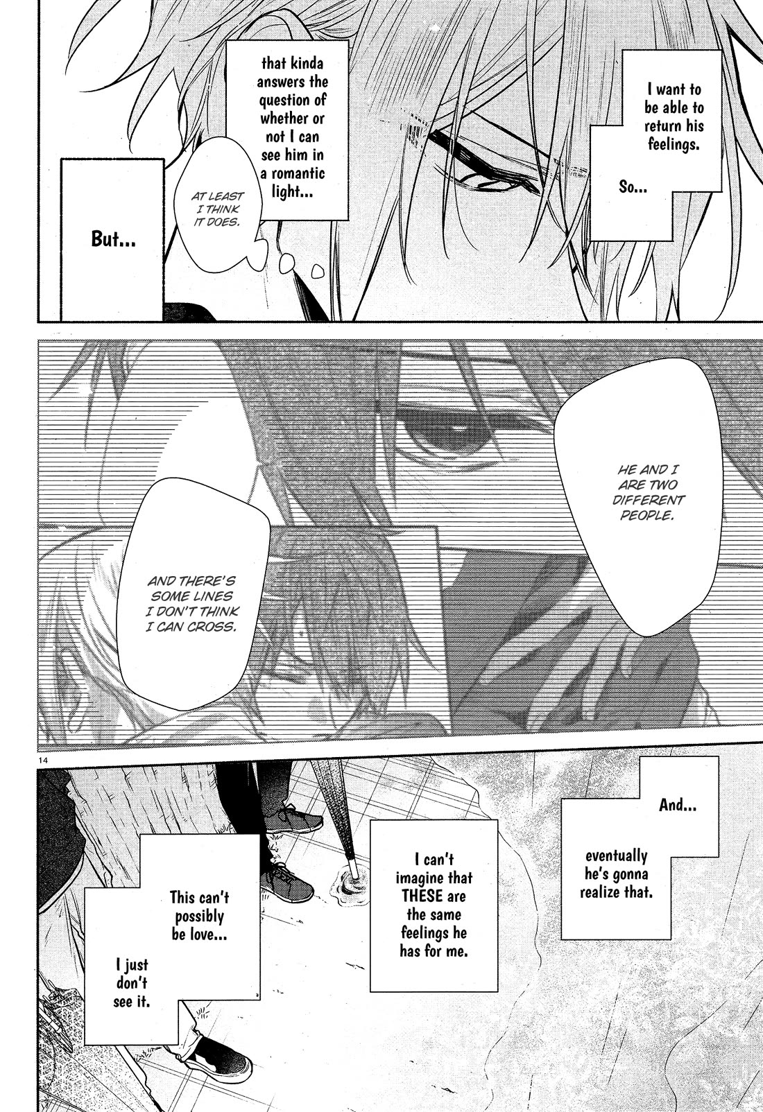 Hirano to Kagiura Chapter 29 page 14 - Chapter 29