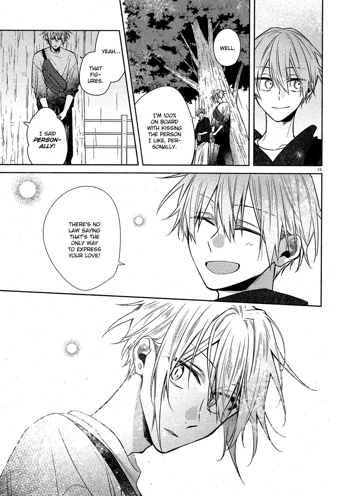 Hirano to Kagiura Chapter 29 page 15 - Chapter 29